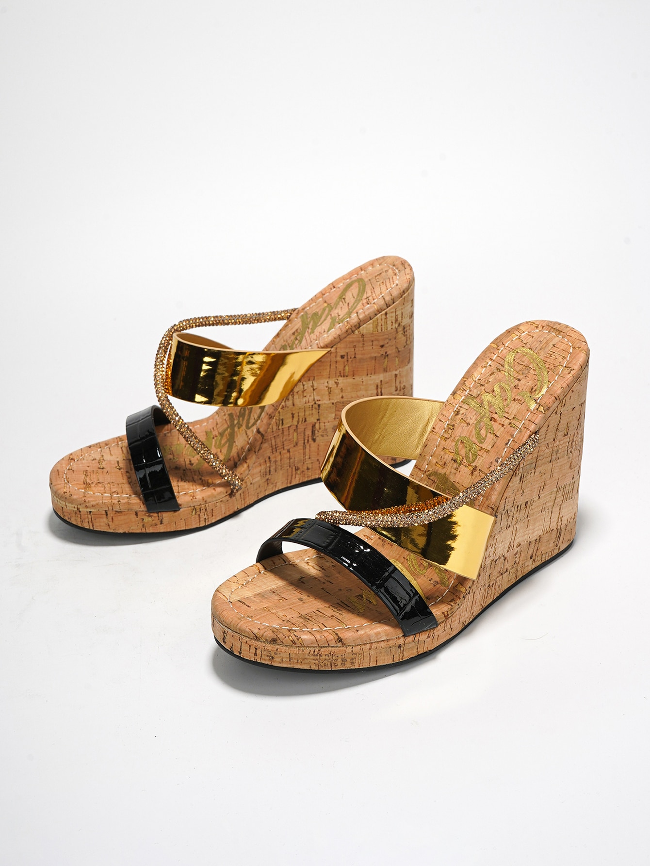 In Gold Women Wedges & Flatform