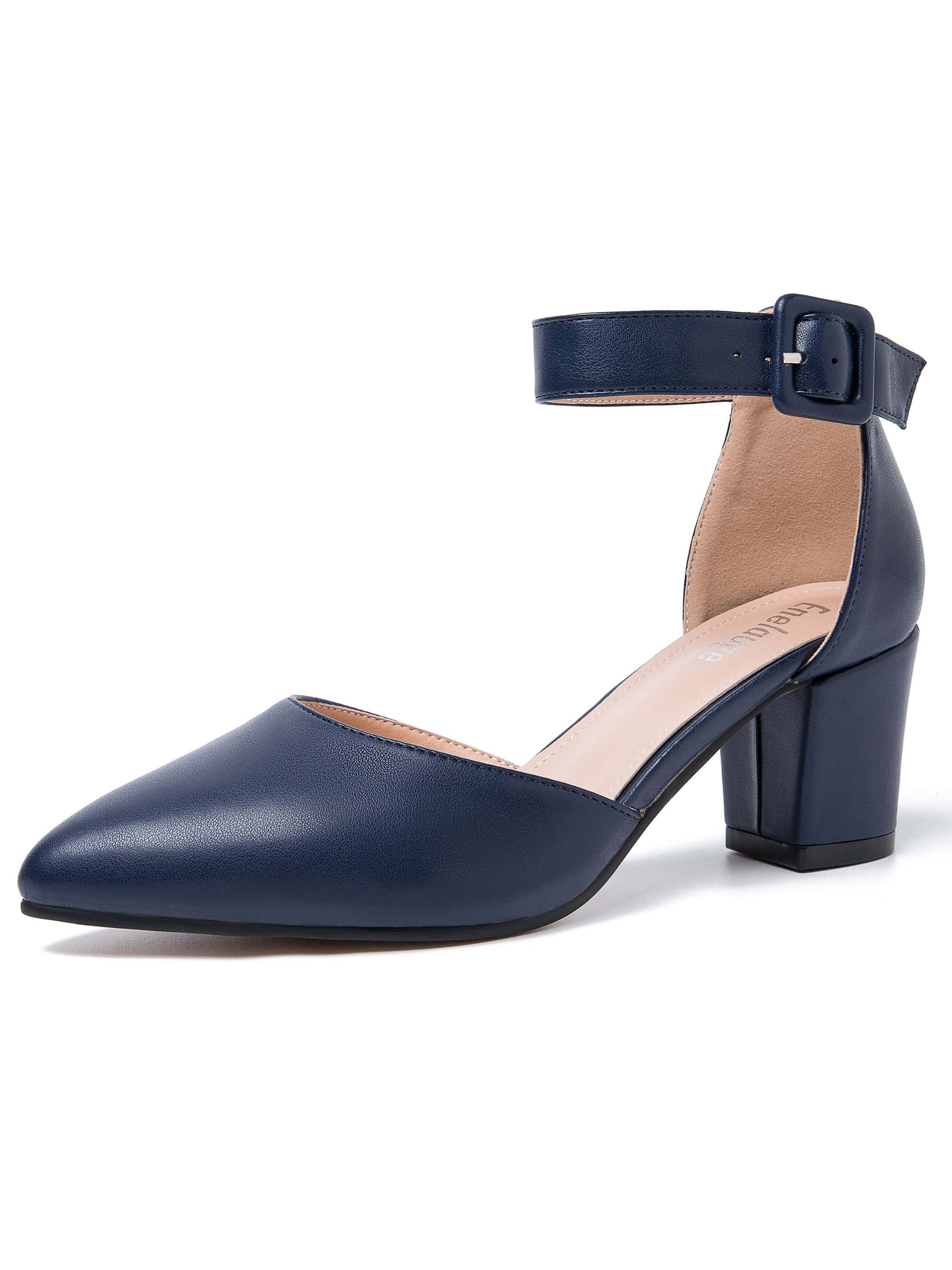 In Navy Blue Women Pumps