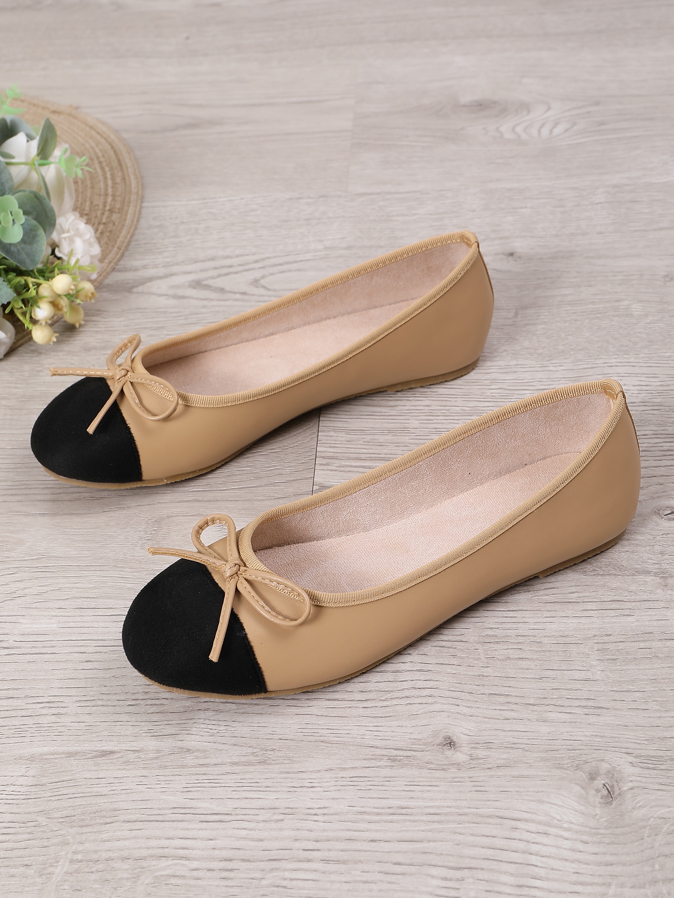 In Apricot Women Flats