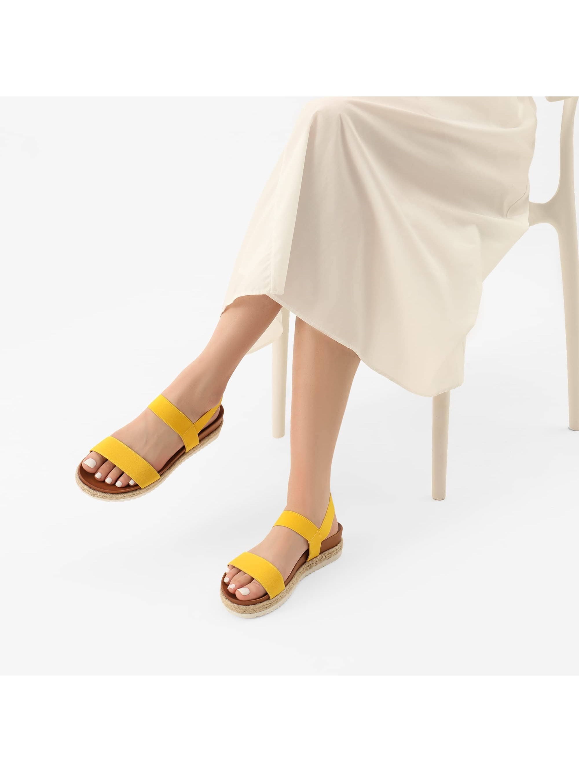 In Mustard Yellow Women Shoes