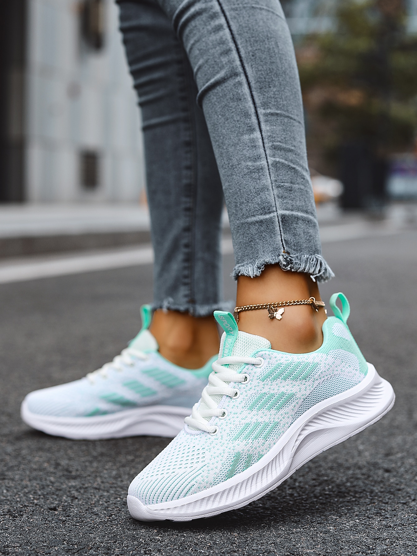 In Mint Green Women Shoes