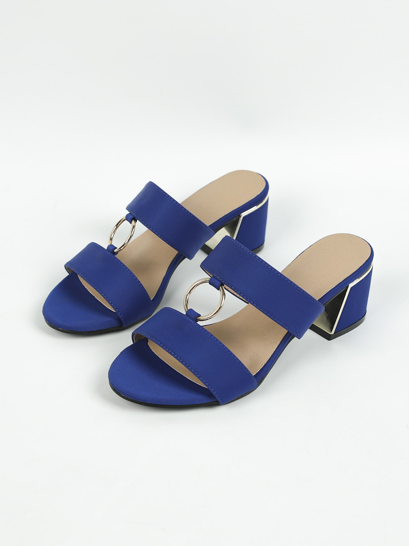 In Blue Women Heeled Sandals