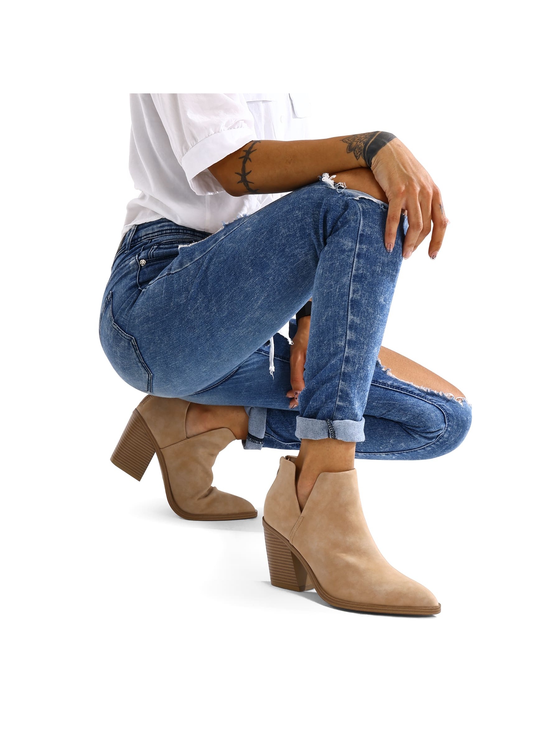 In Khaki Women Ankle Boots & Booties