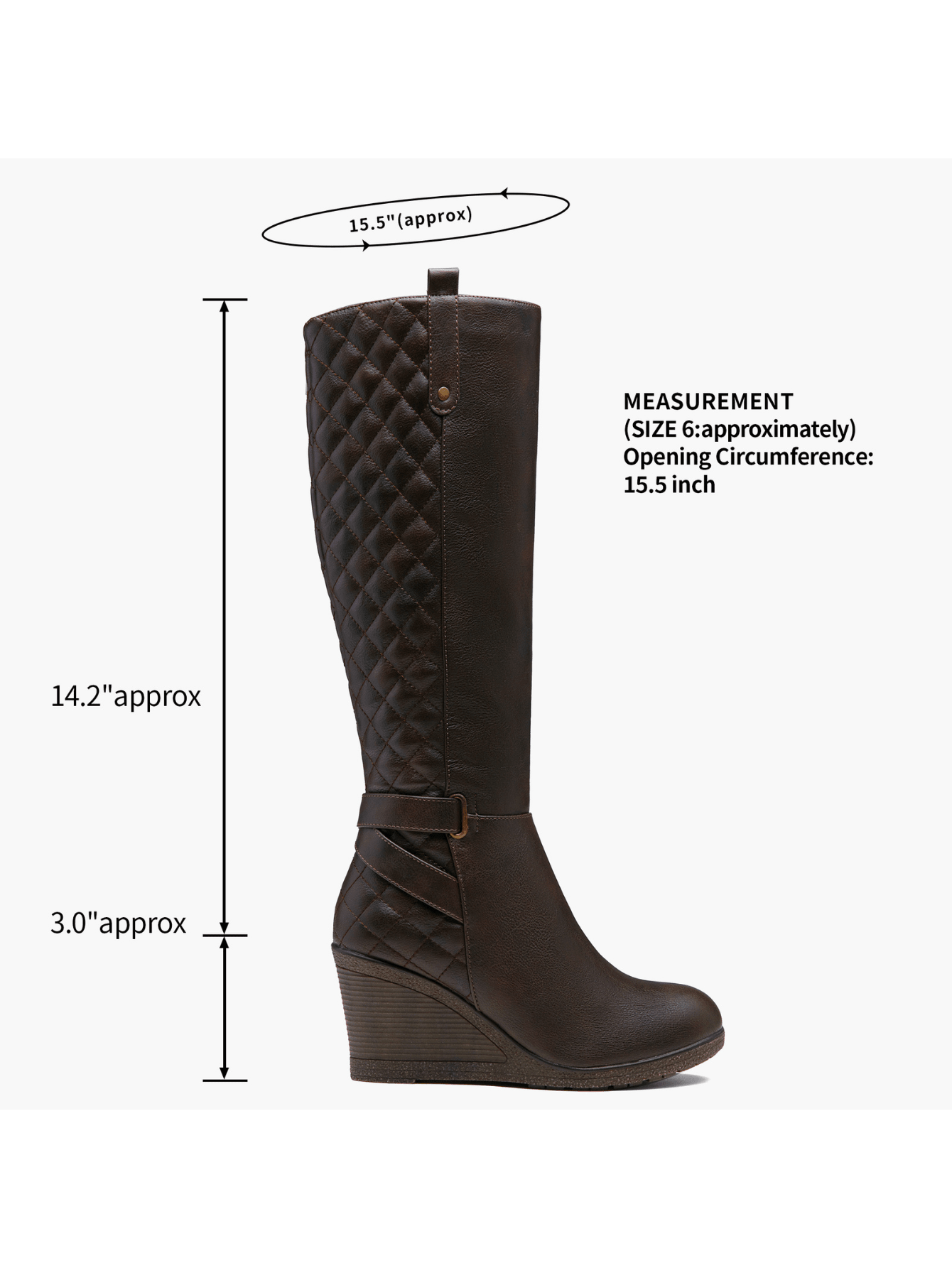 In Coffee Brown Women Fashion Boots