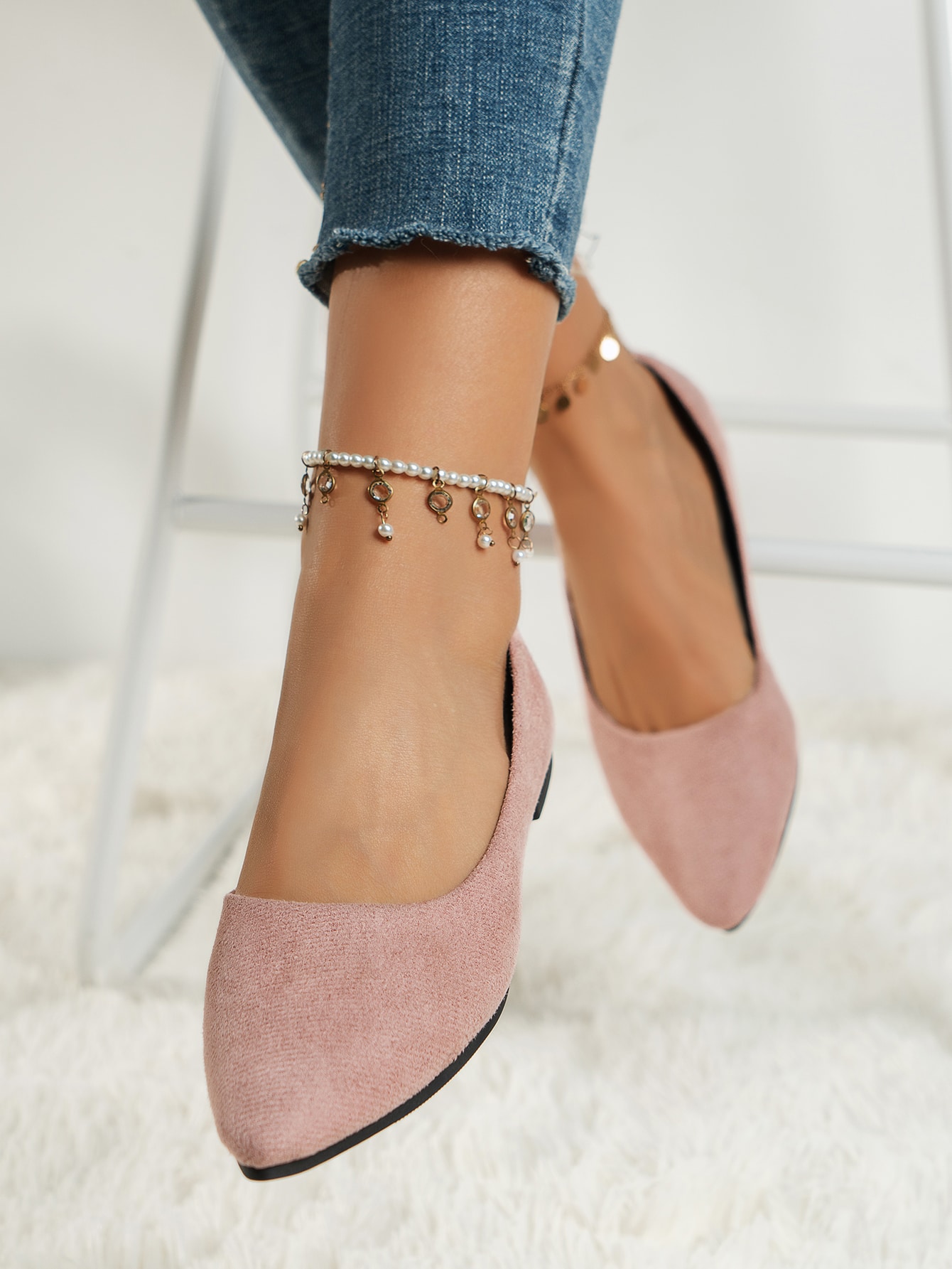 In Pink Women Flats