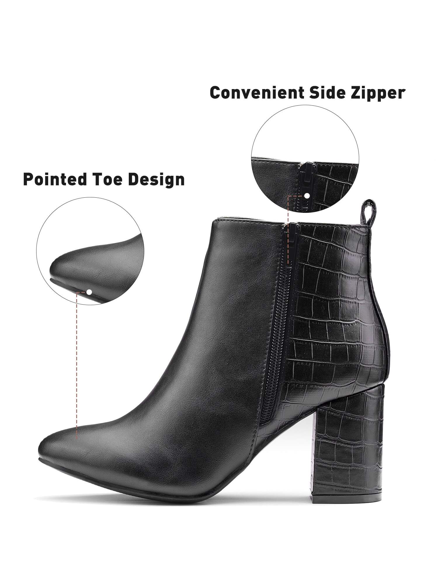 In Black and White Women Ankle Boots & Booties