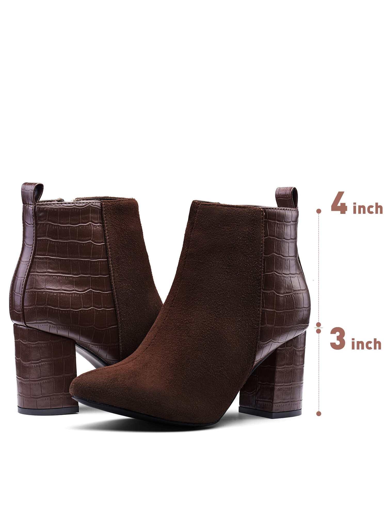 In Rust Brown Women Fashion Boots