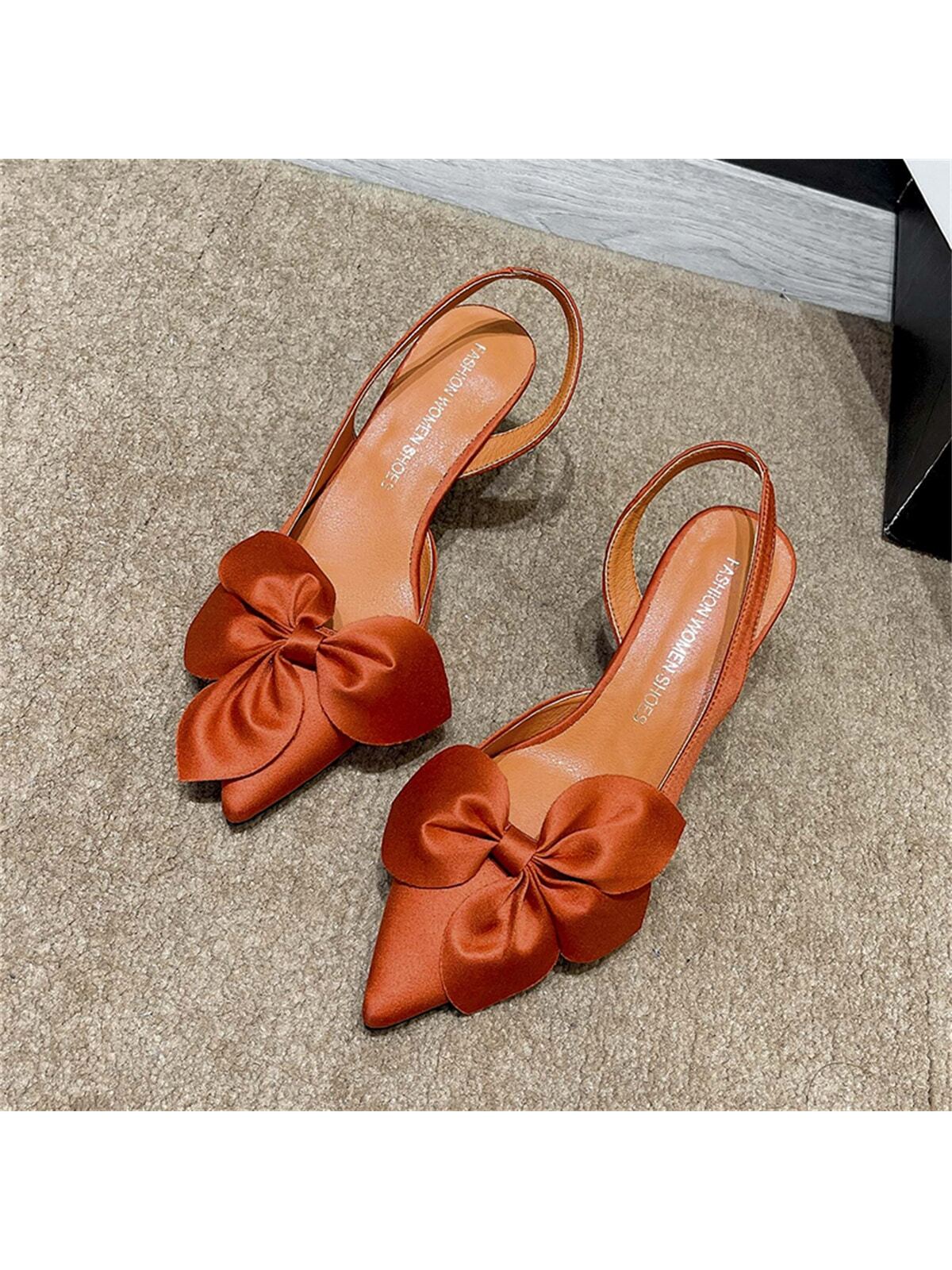 In Orange Women Pumps