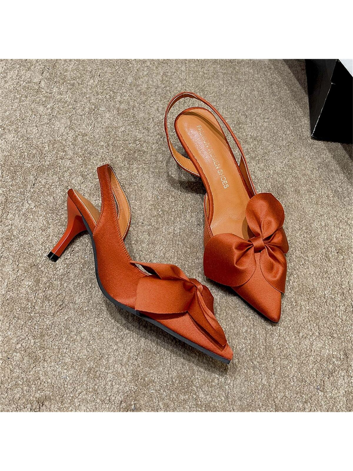 In Orange Women Pumps