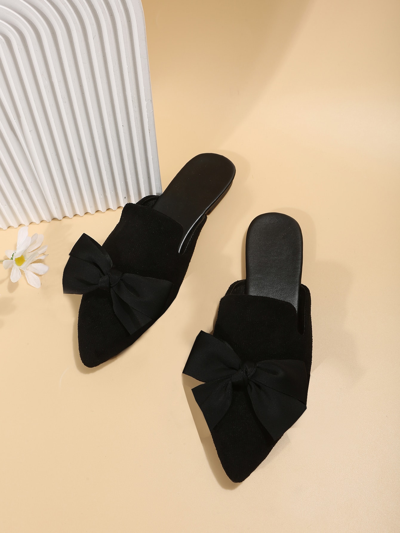 In Black Women Flats