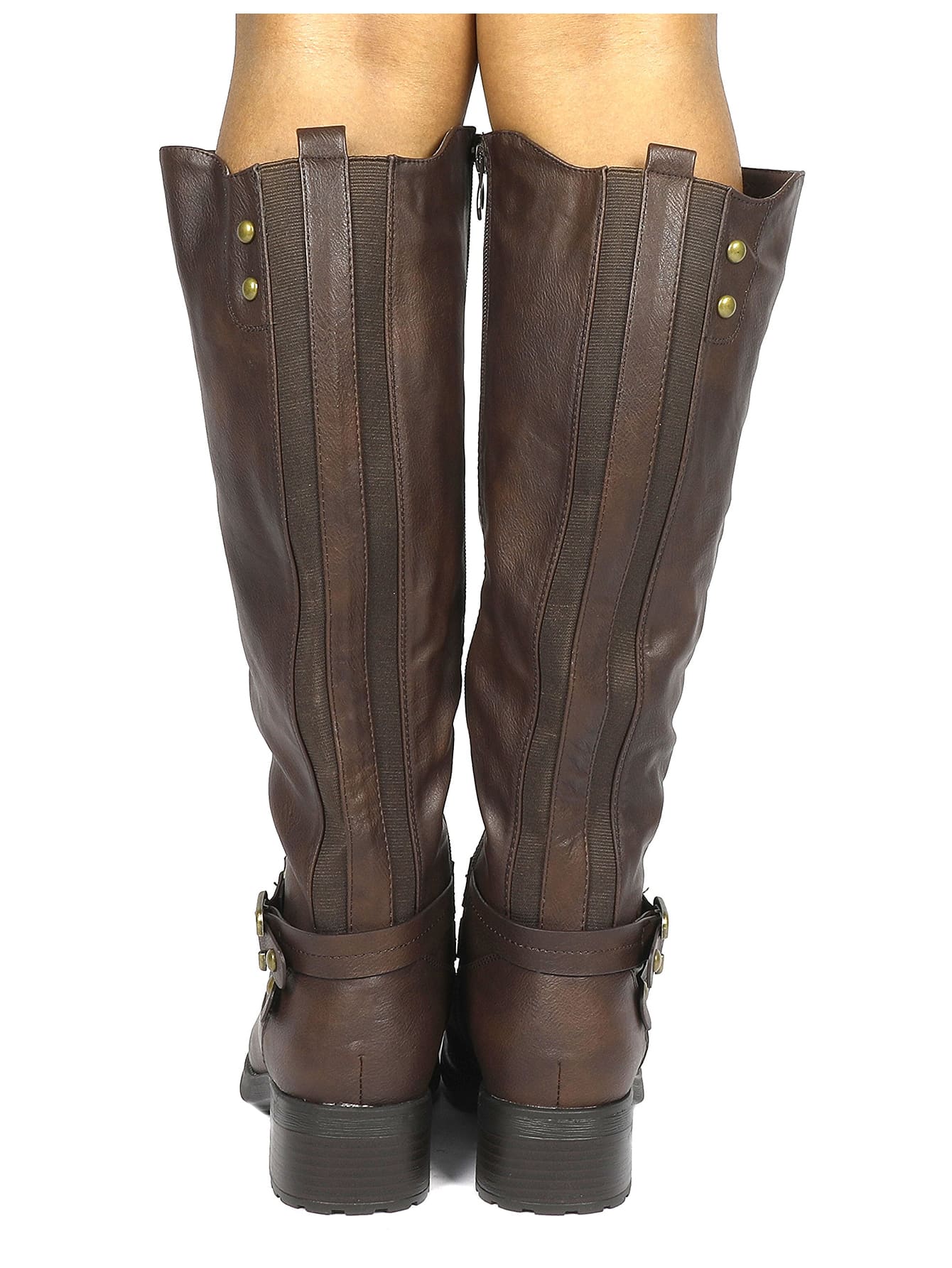 In Brown Women Knee-High Boots