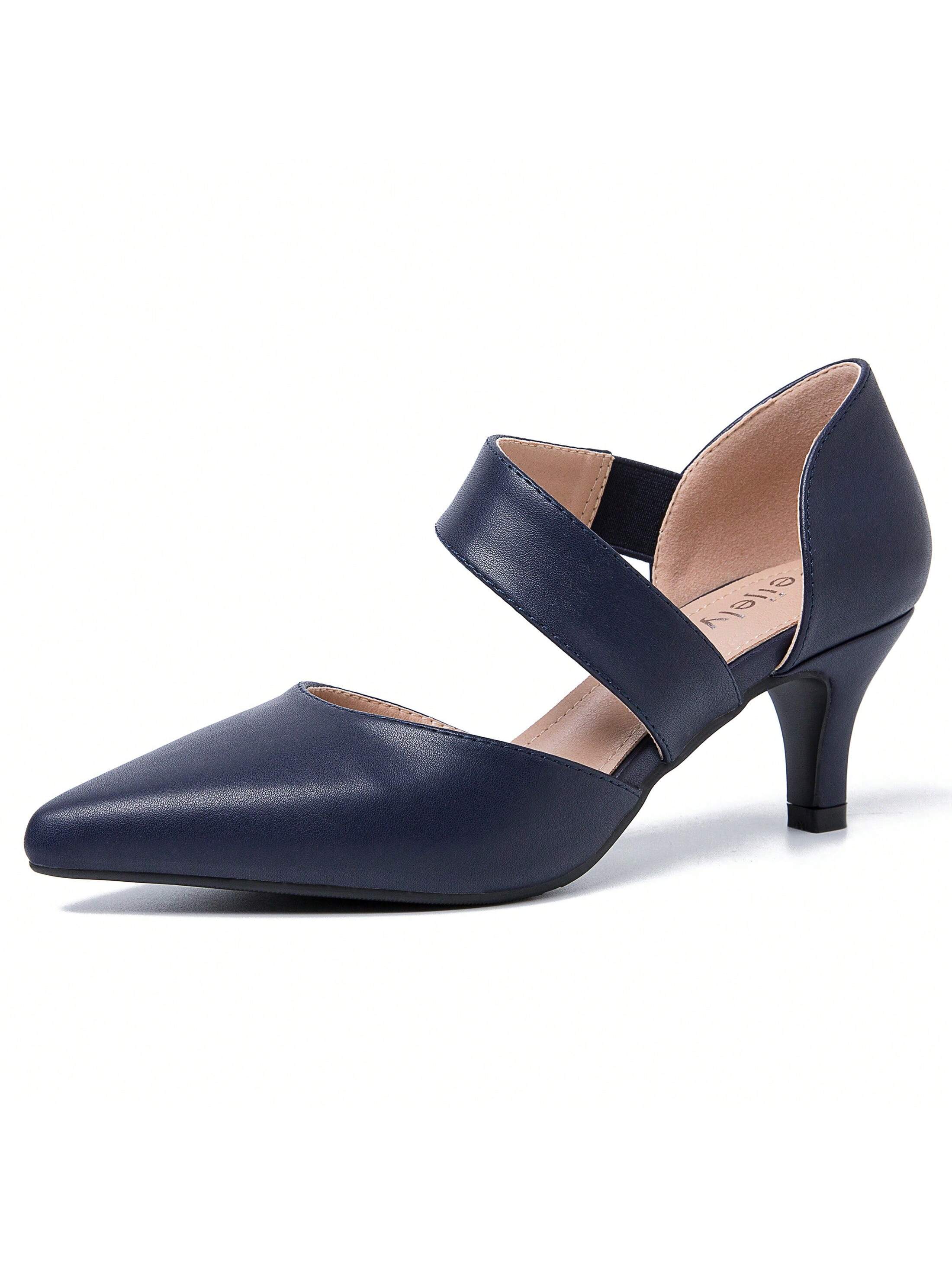 In Navy Blue Women Pumps