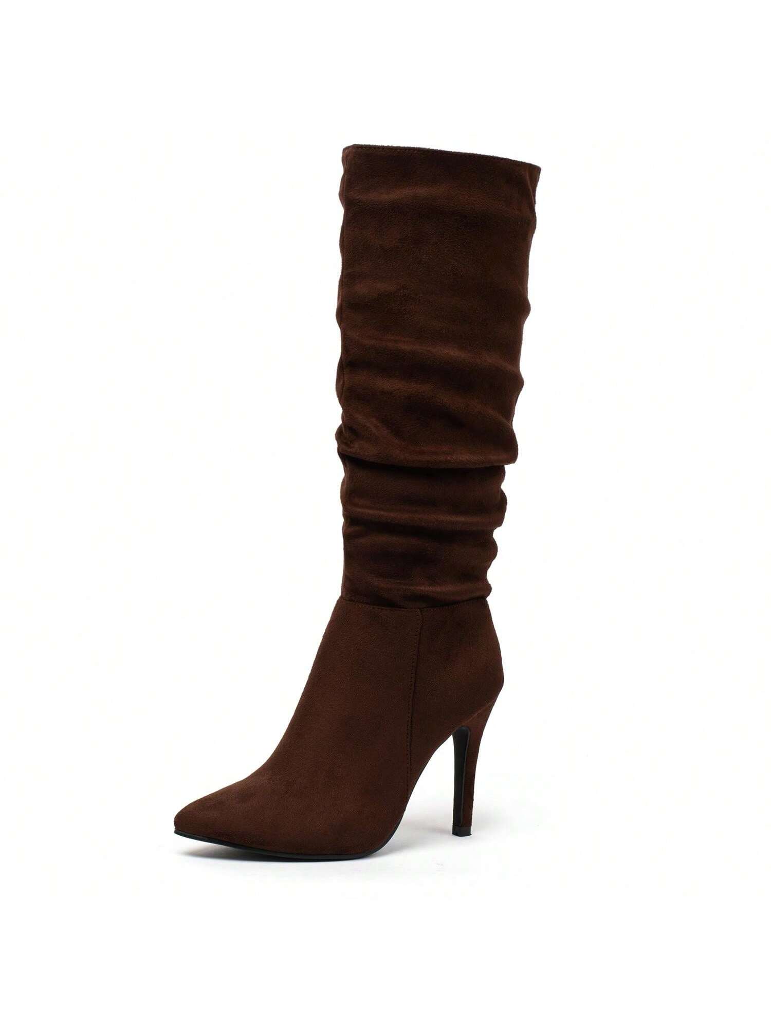 In Brown Women Knee-High Boots