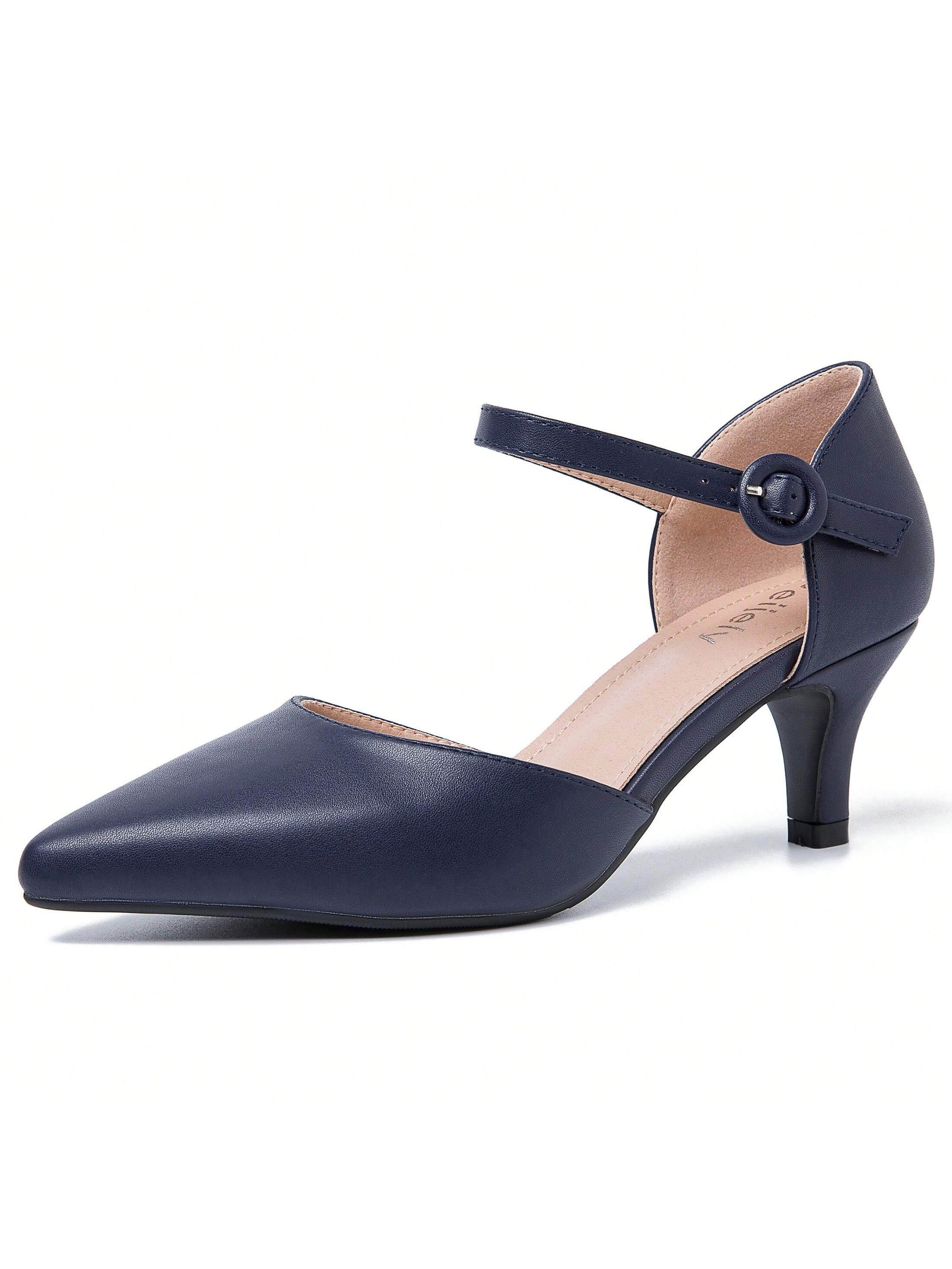 In Navy Blue Women Pumps