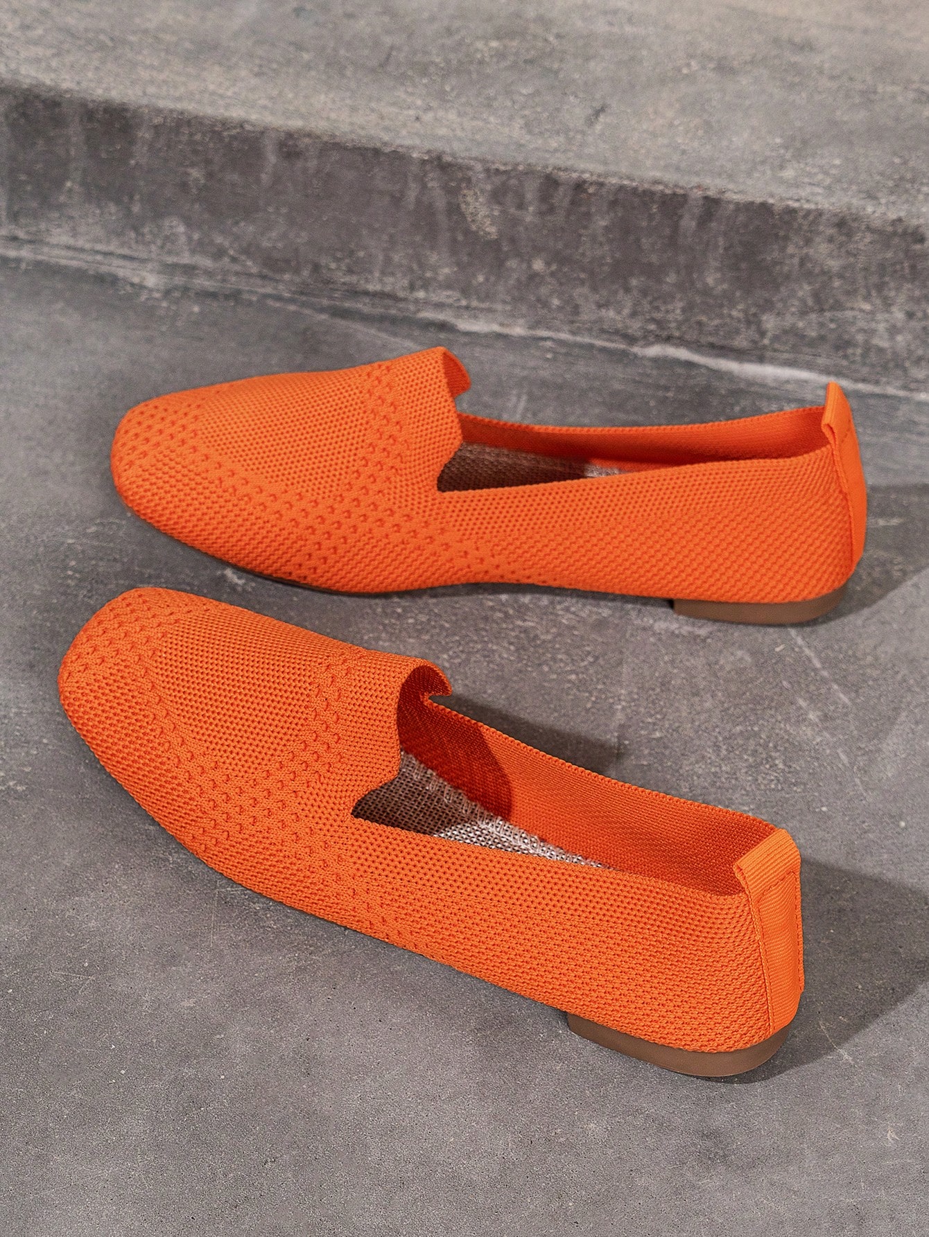 In Orange Women Flats