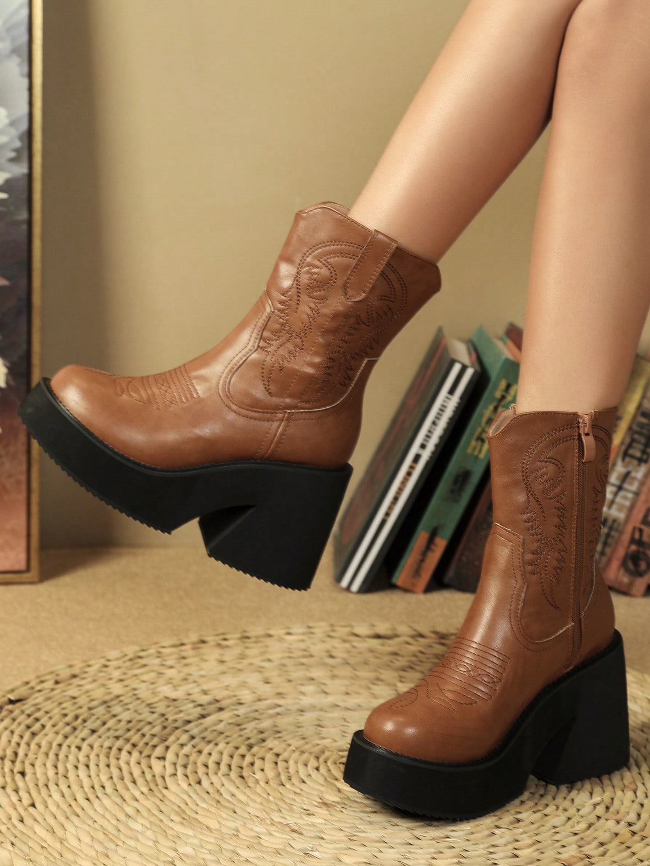 In Brown Women Ankle Boots & Booties