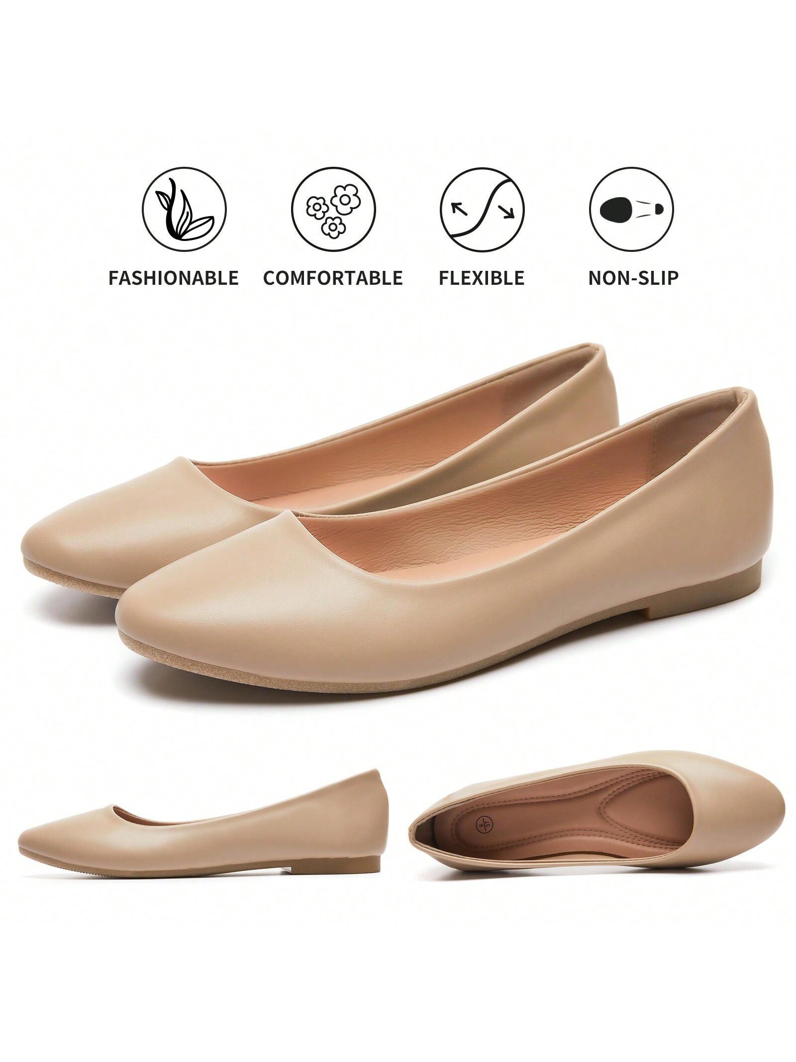 In Champagne Women Flats