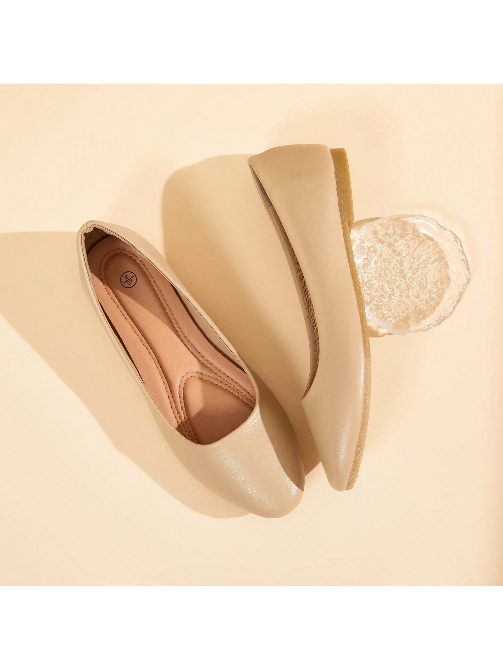 In Champagne Women Flats