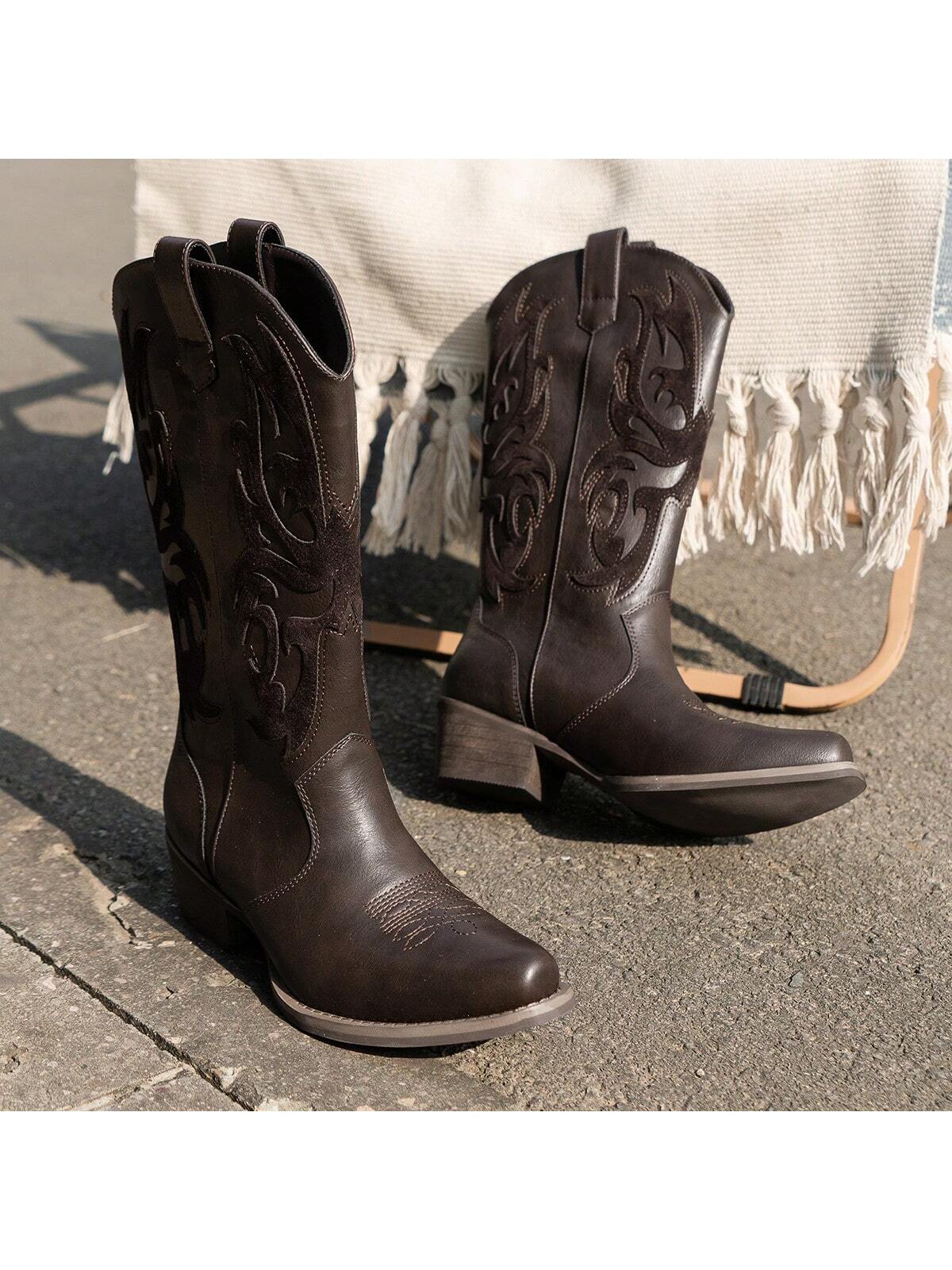 In Coffee Brown Women Fashion Boots