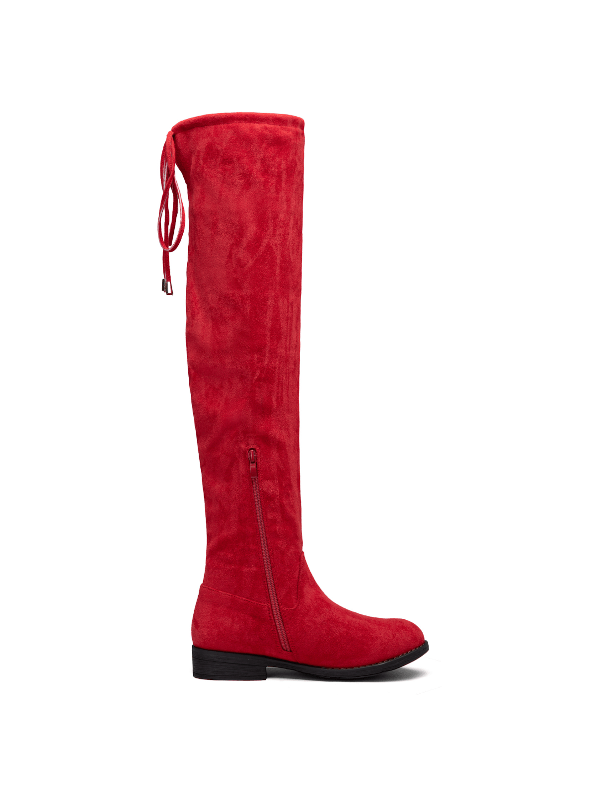 In Red Women Over-the-Knee Boots