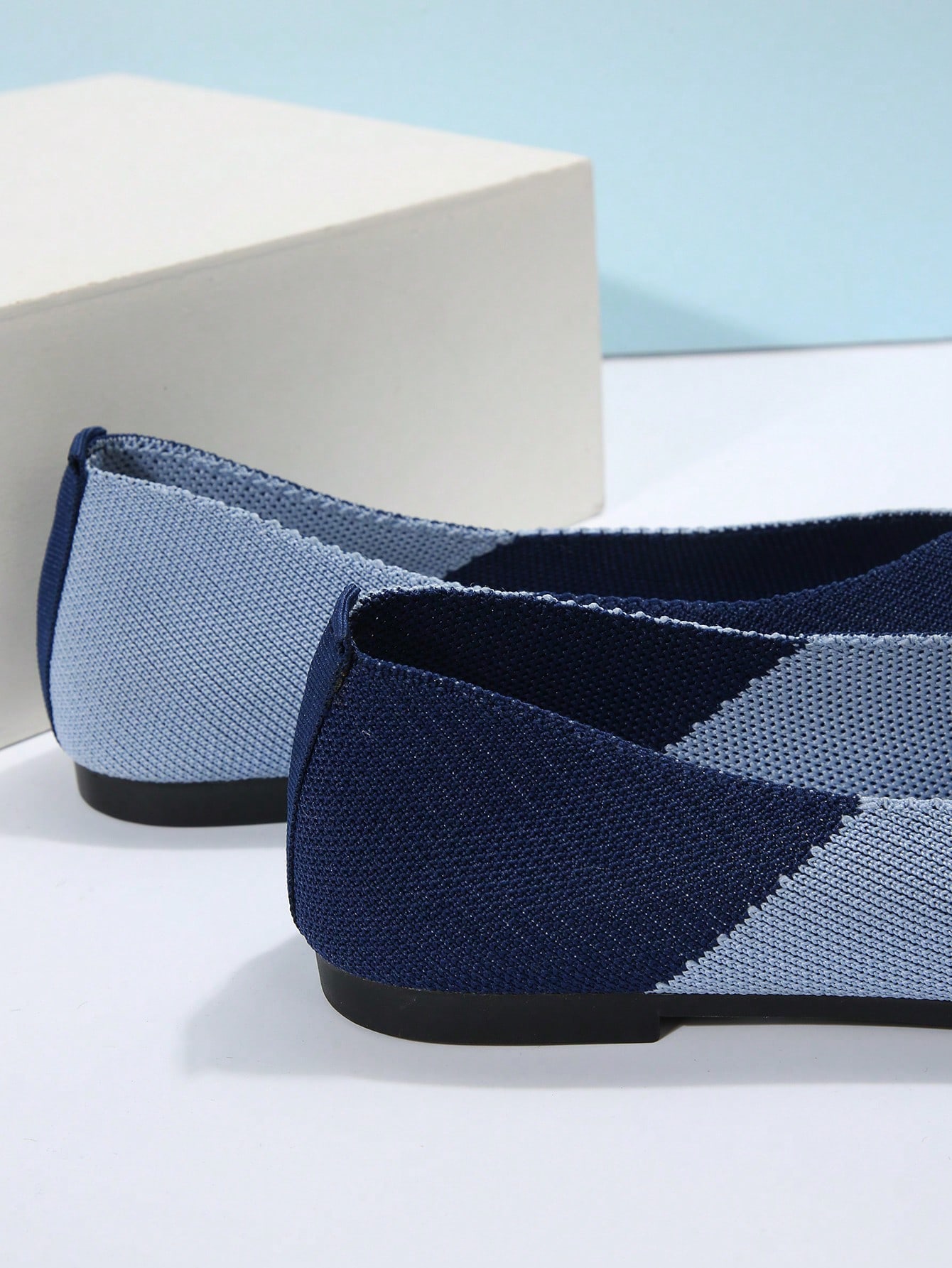 In Blue Women Flats