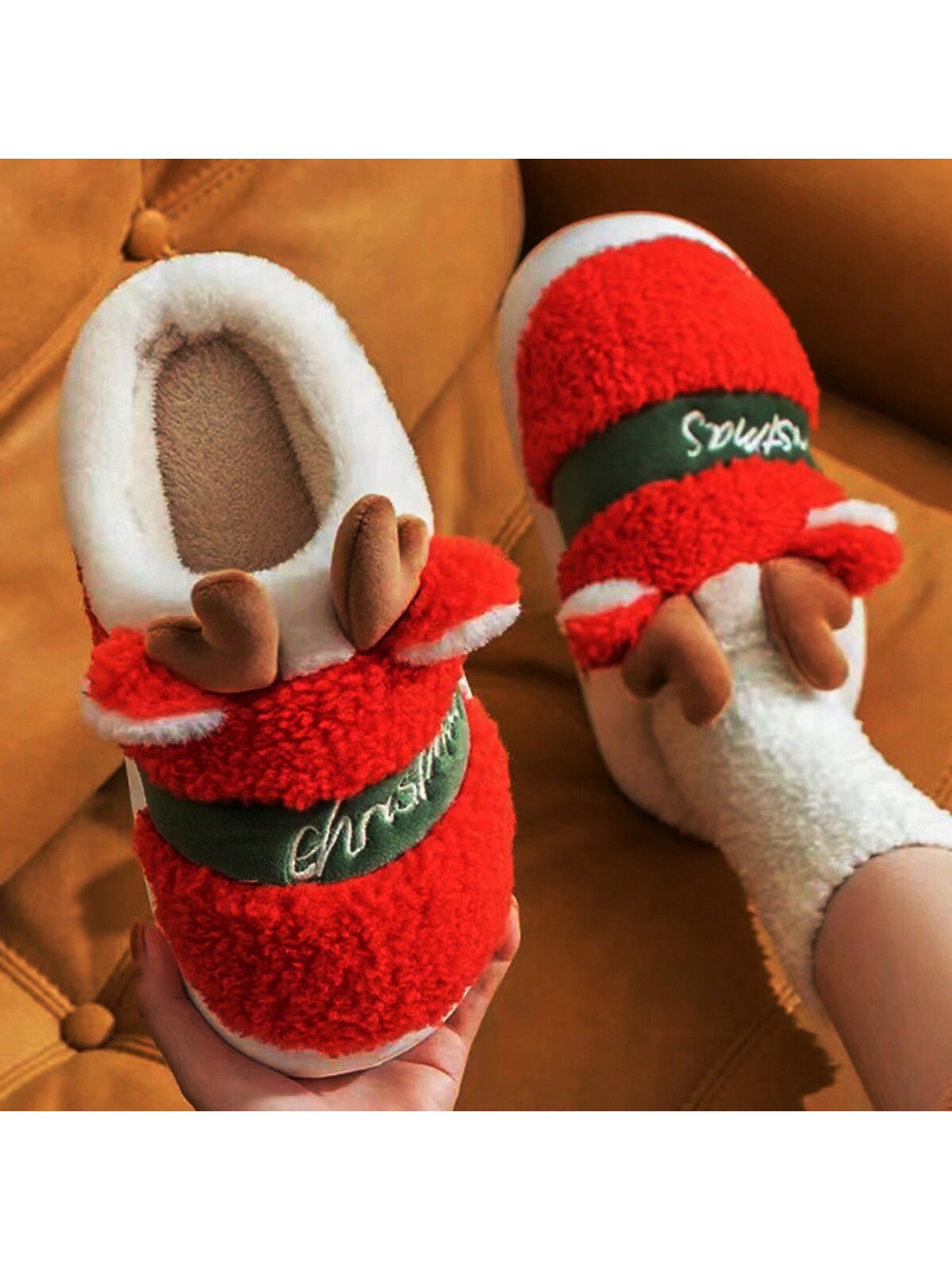 In Red Women Home Slippers