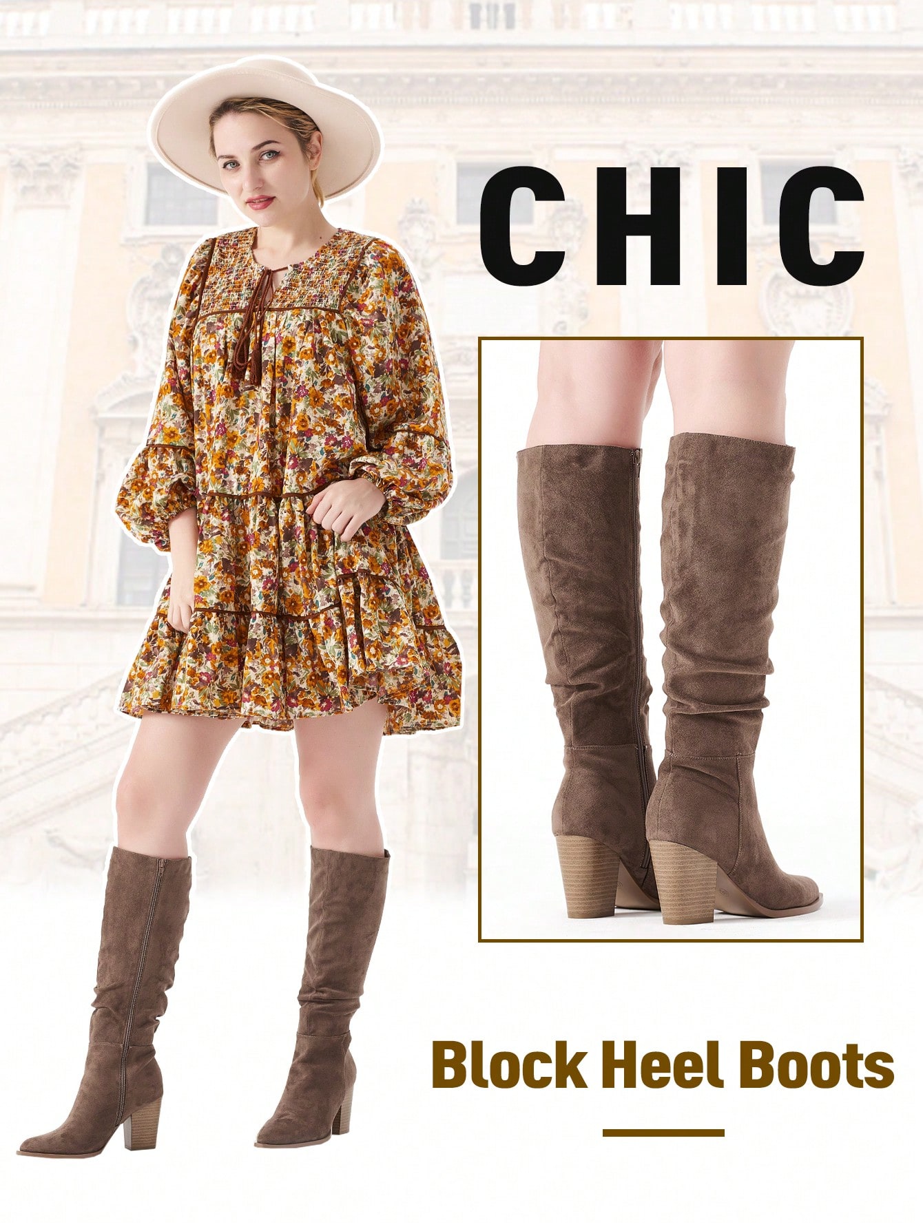 In Brown Women Mid-Calf Boots