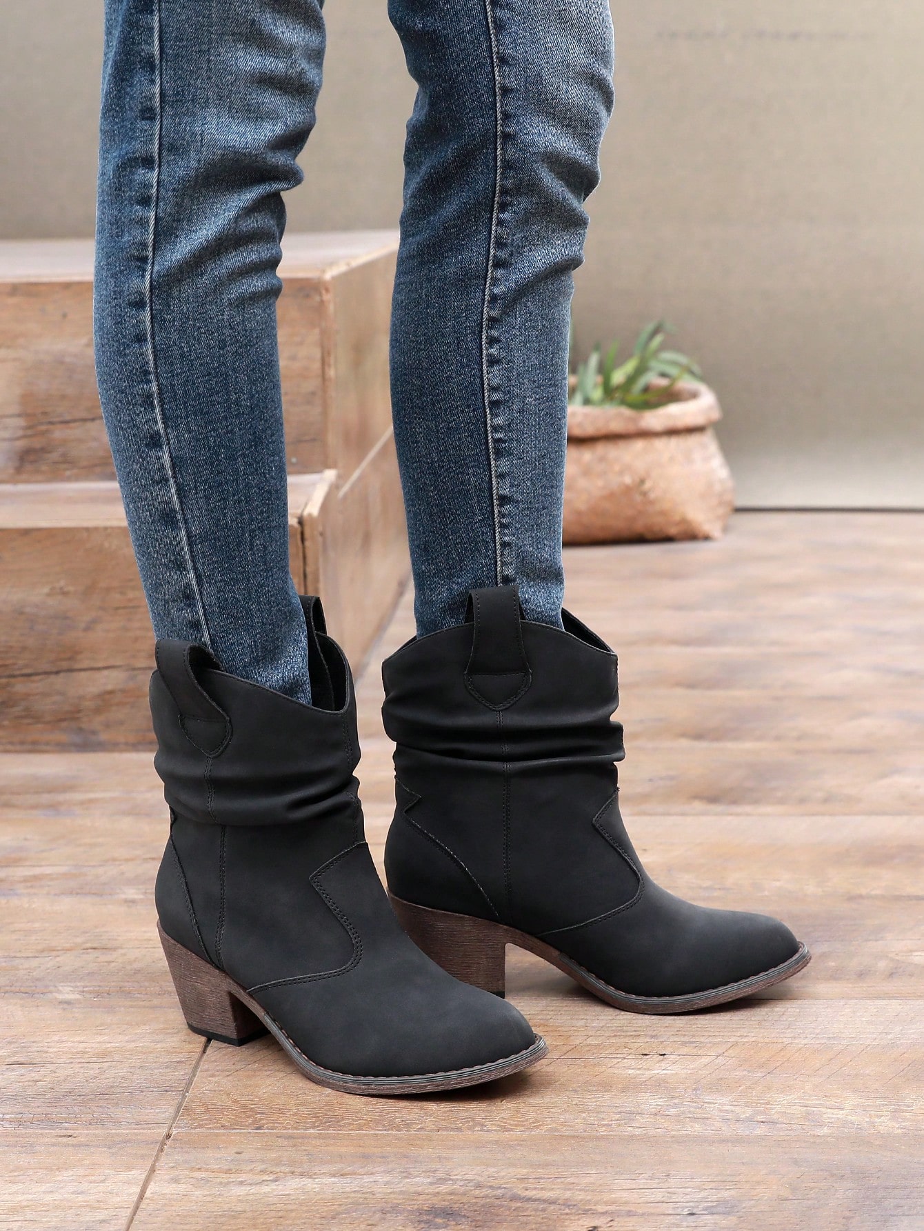 In Black and White Women Ankle Boots & Booties