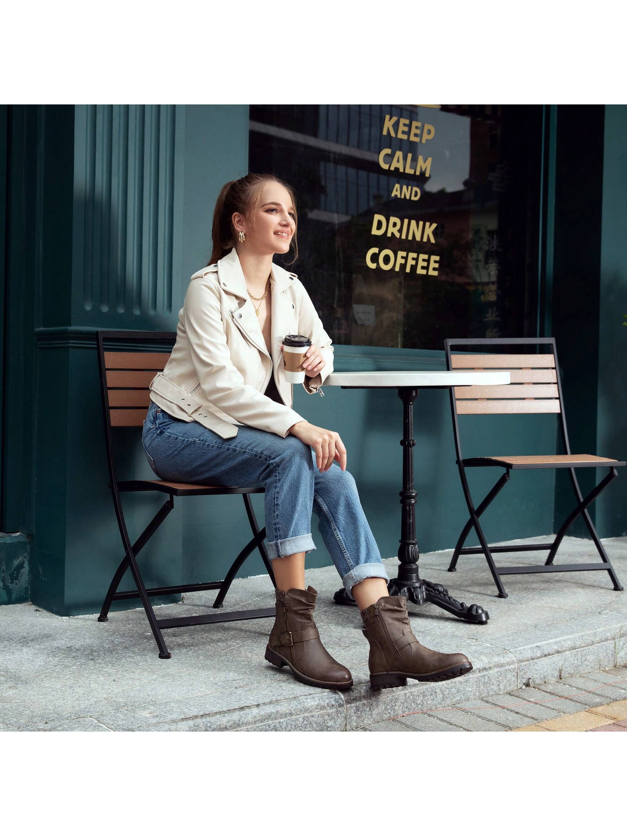 In Khaki Women Ankle Boots & Booties