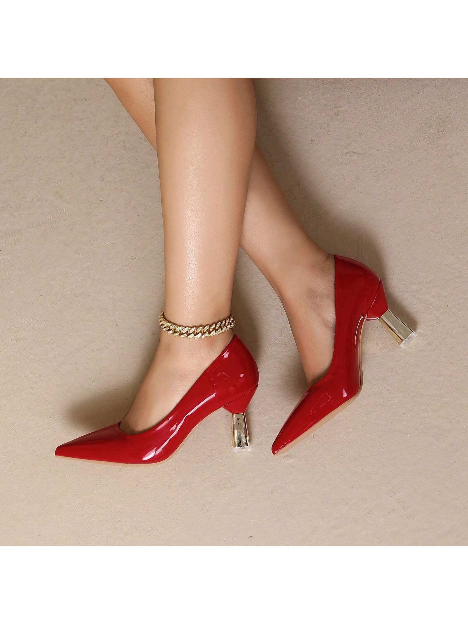 In Red Women Pumps