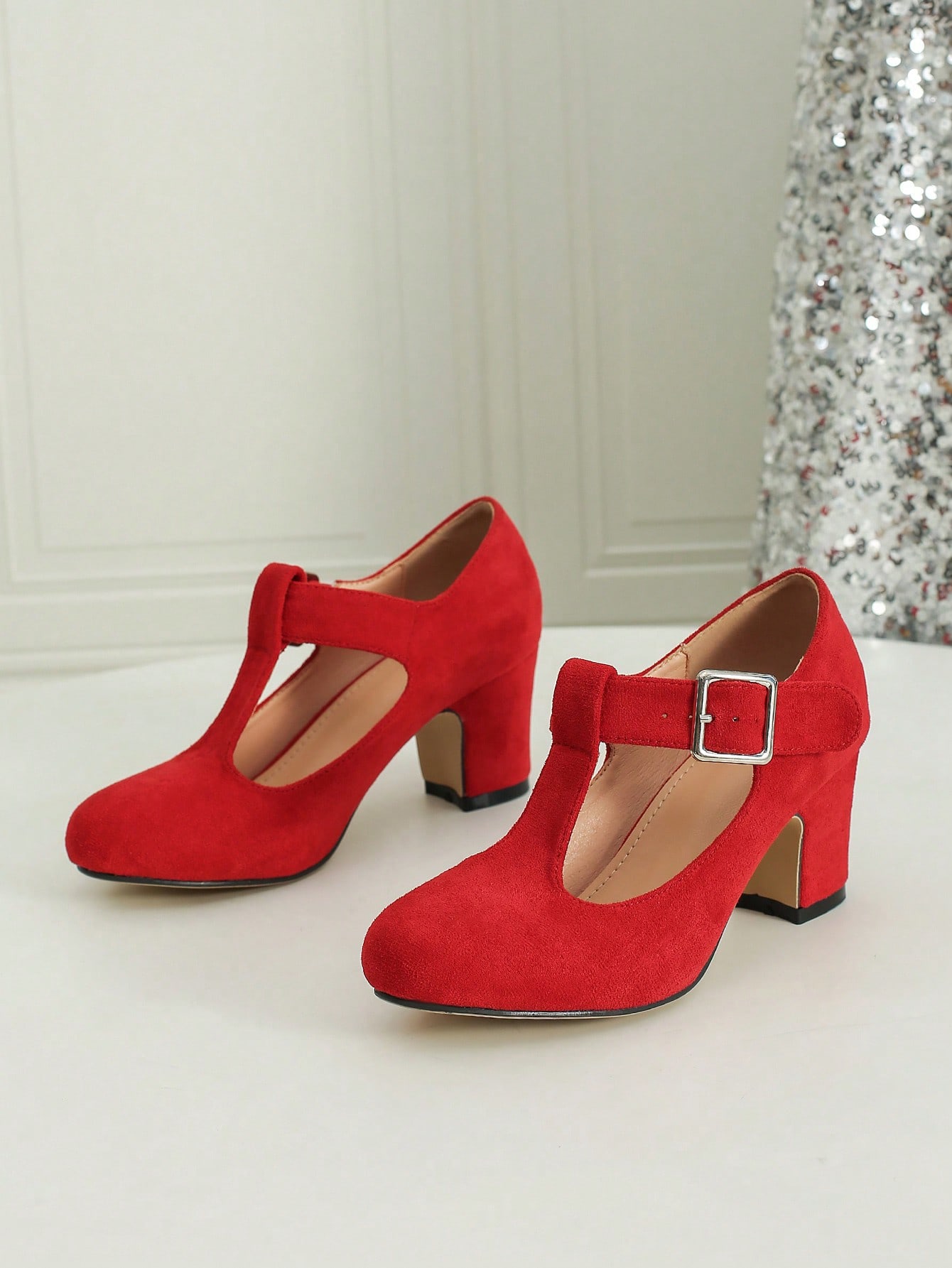 In Red Women Pumps