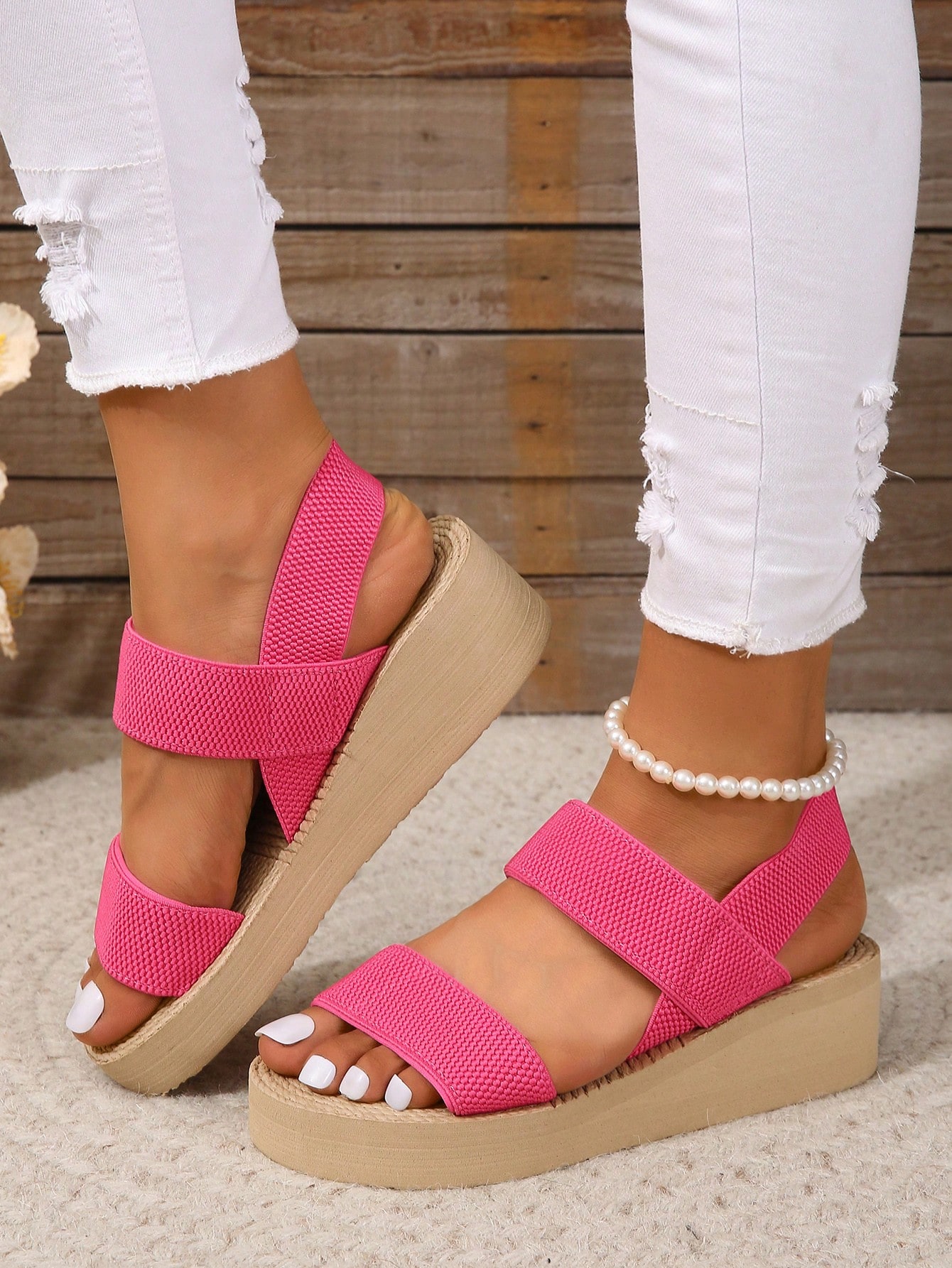 In Hot Pink Women Sandals