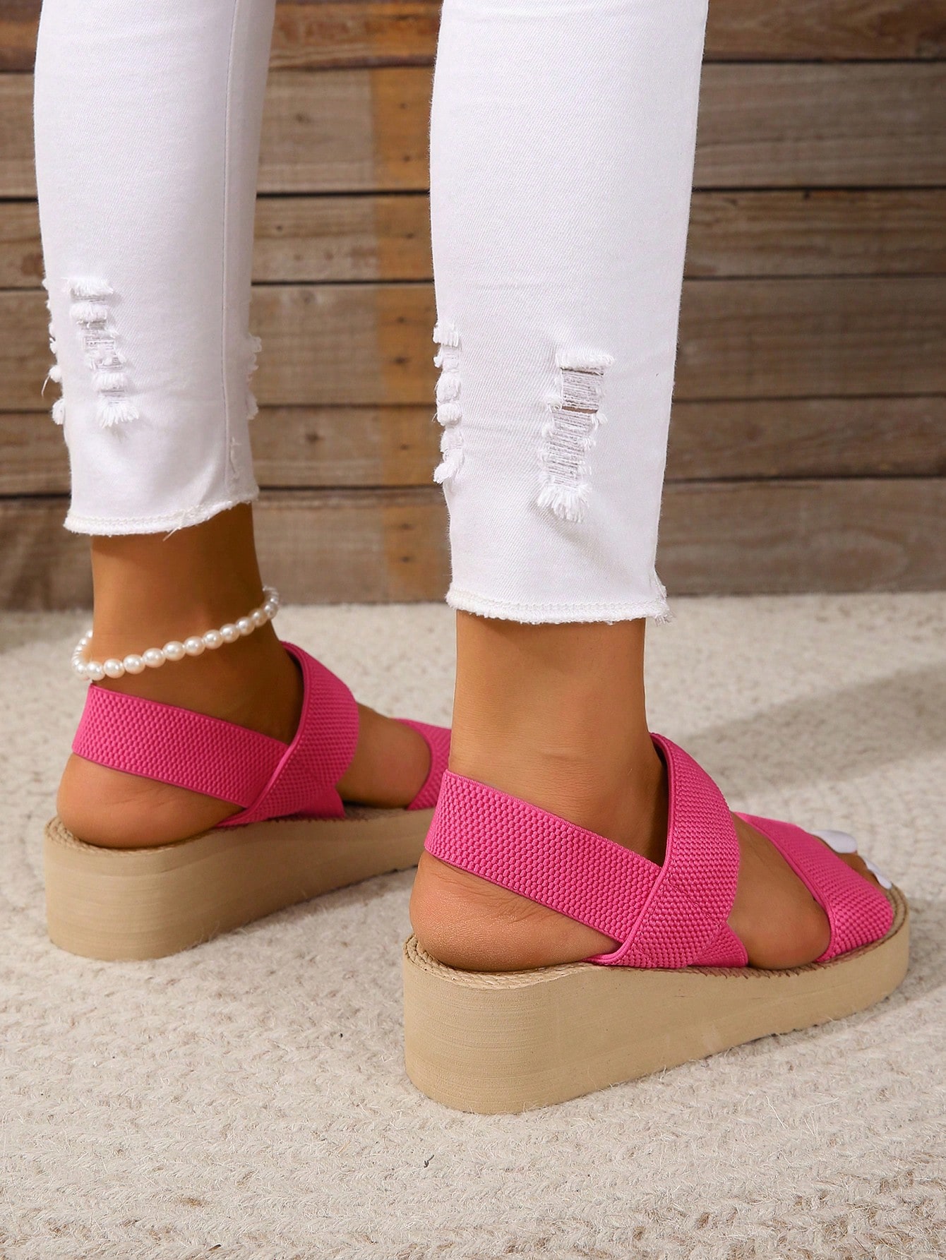 In Hot Pink Women Sandals