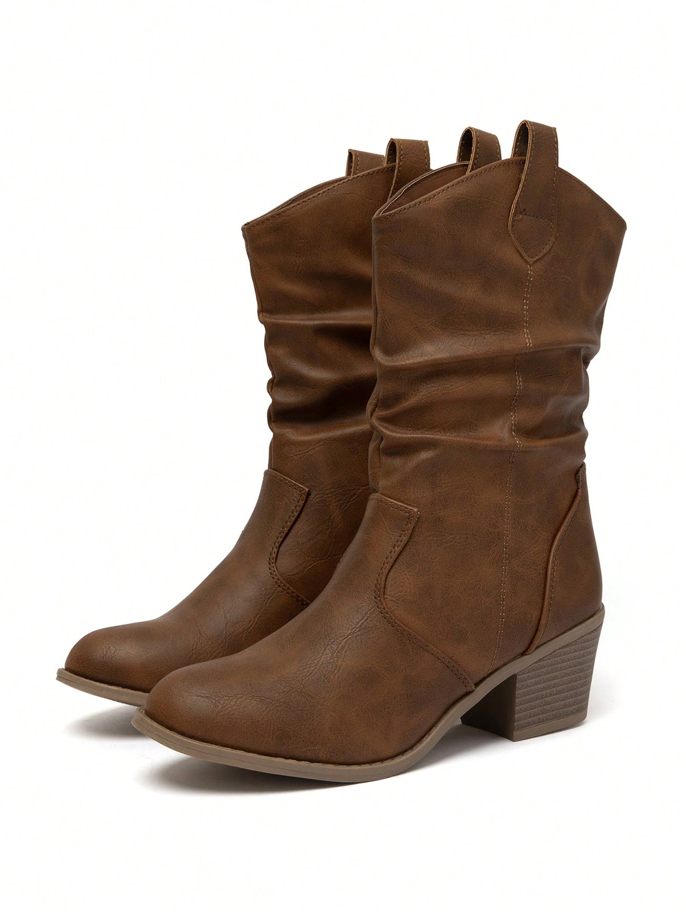 In Brown Women Mid-Calf Boots