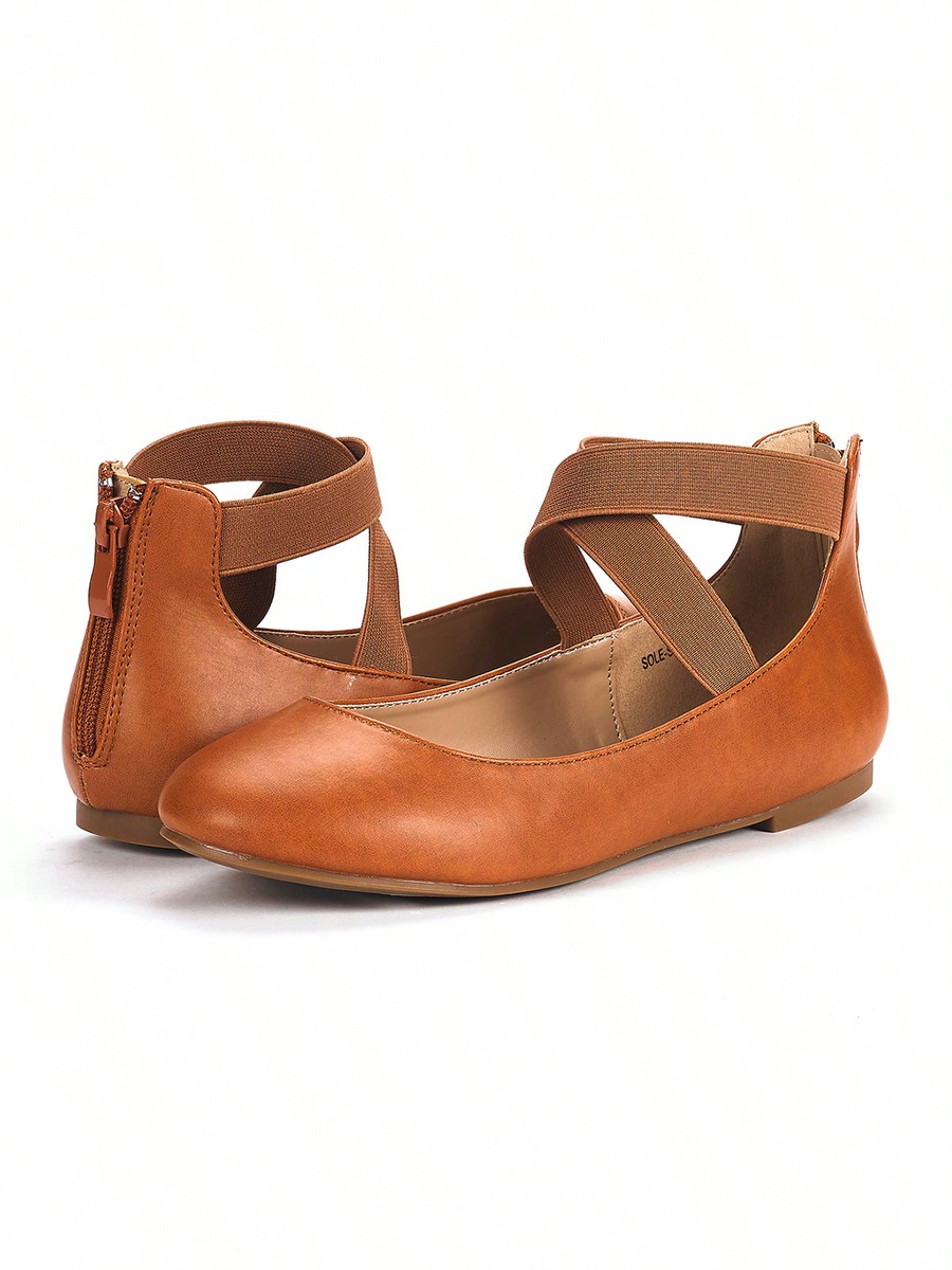 In Coffee Brown Women Flats