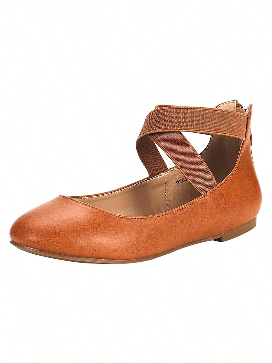 In Coffee Brown Women Flats