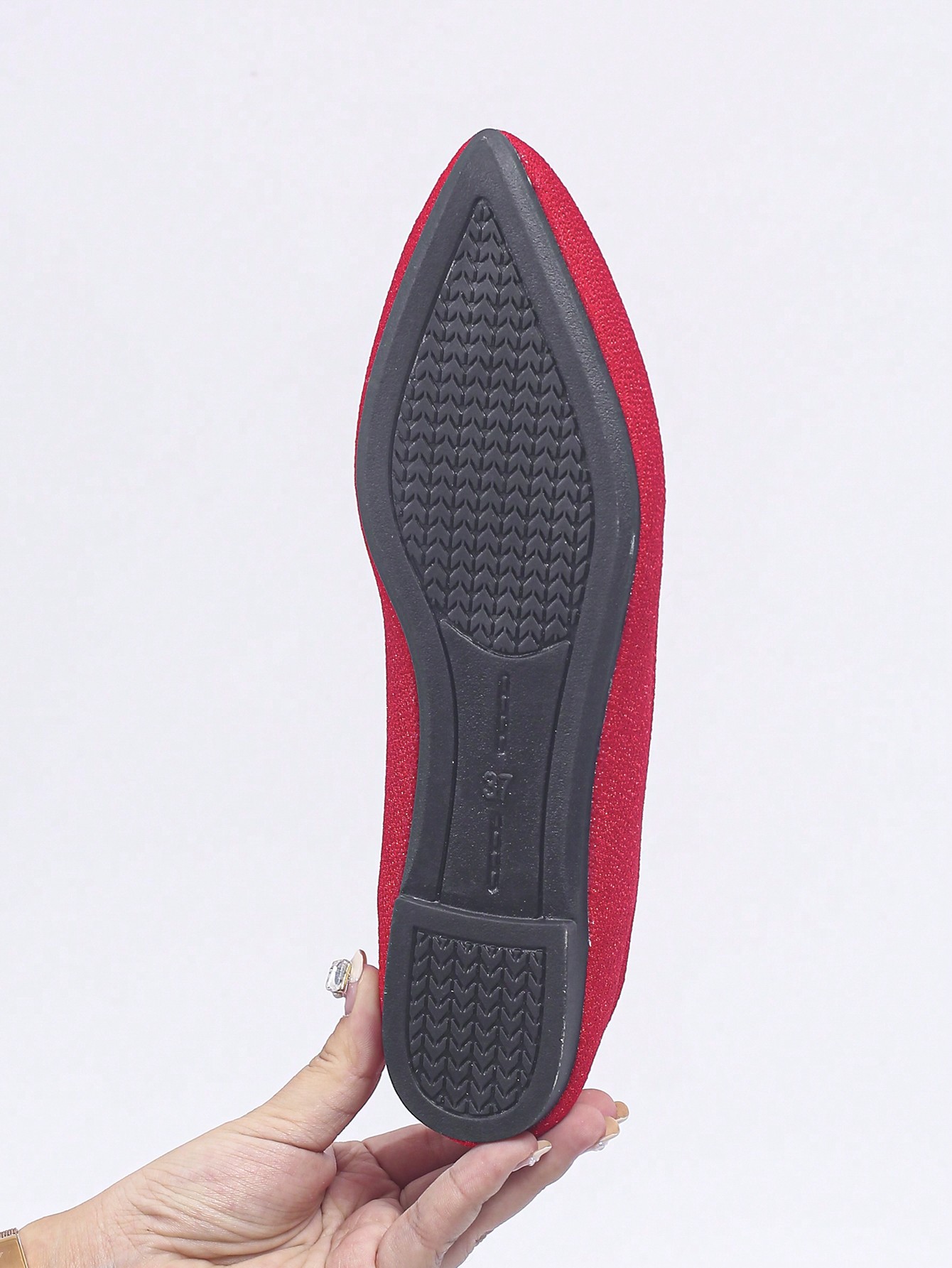 In Red Women Flats