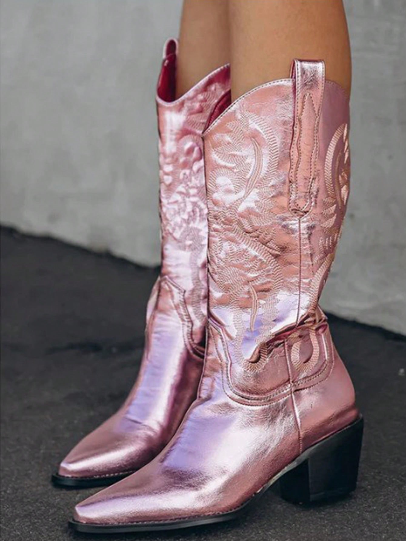 In Pink Women Mid-Calf Boots