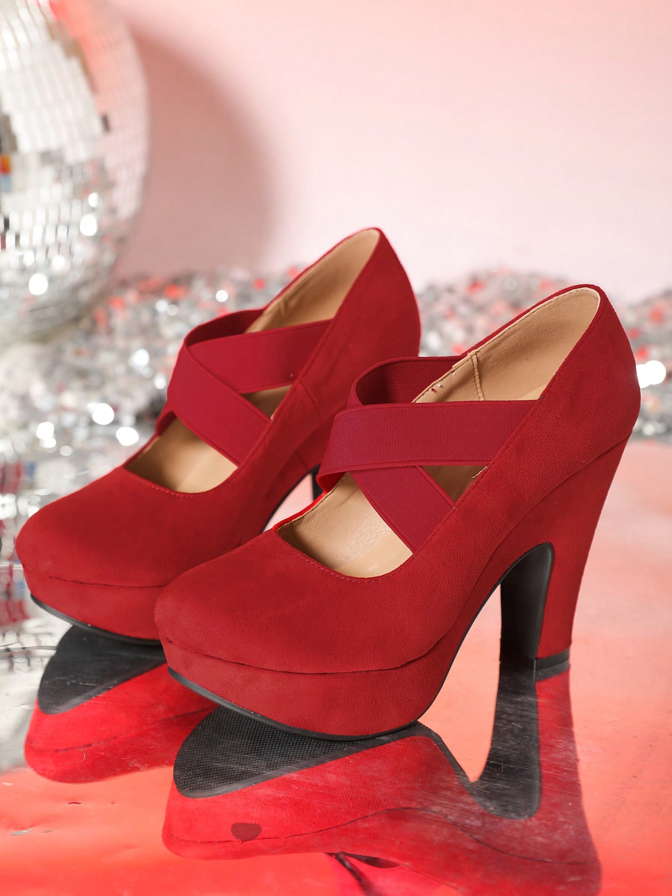 In Red Women Pumps