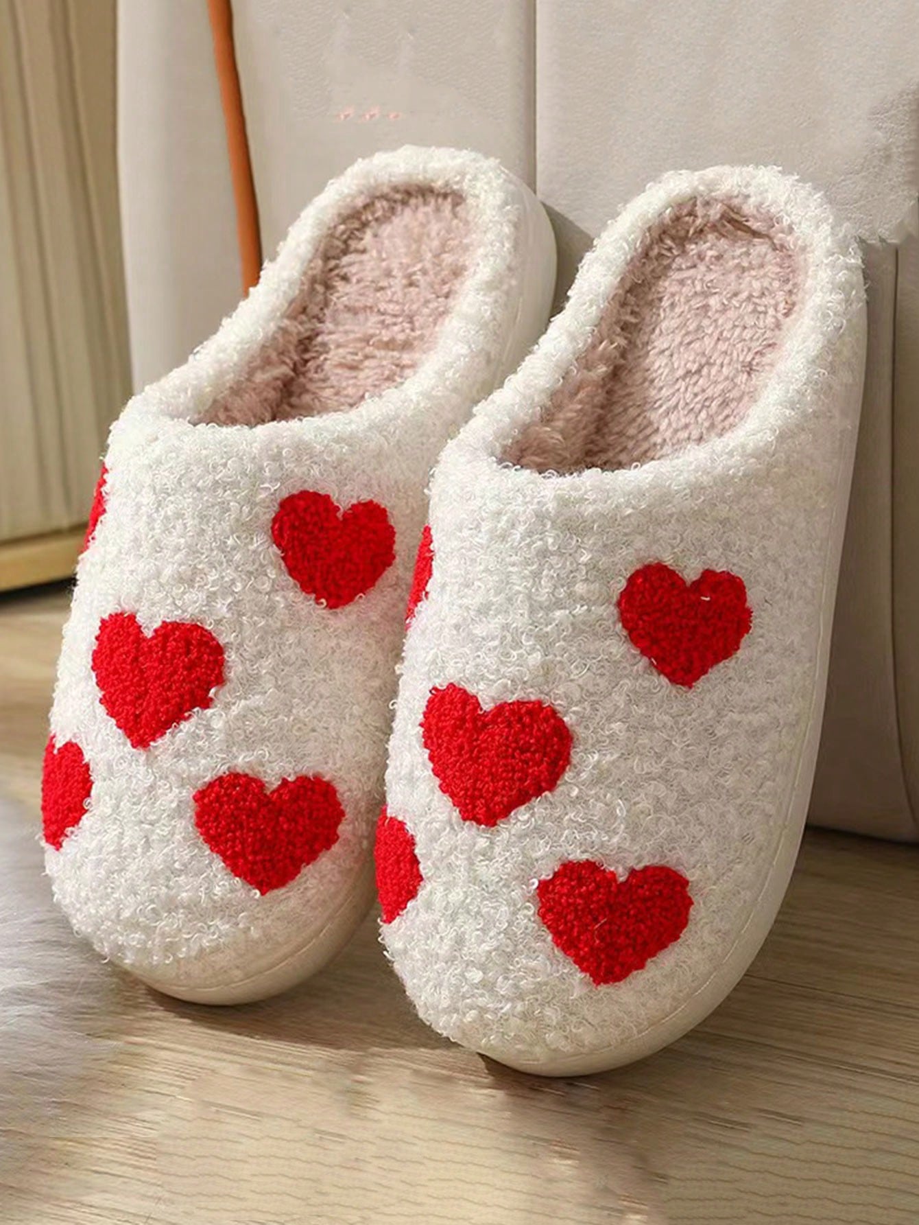 In Red Women Home Slippers