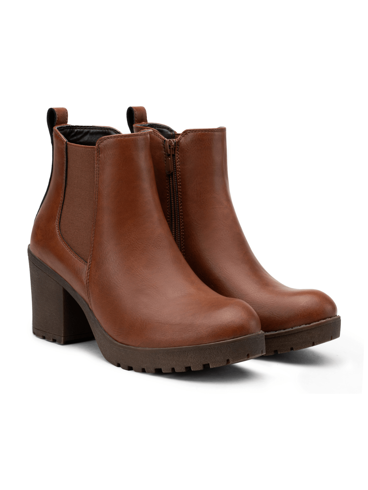 In Rust Brown Women Fashion Boots