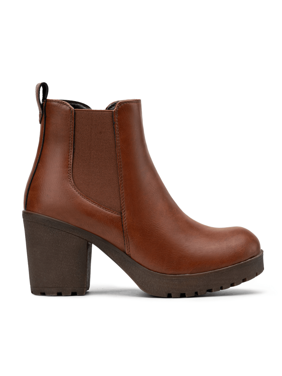 In Rust Brown Women Fashion Boots