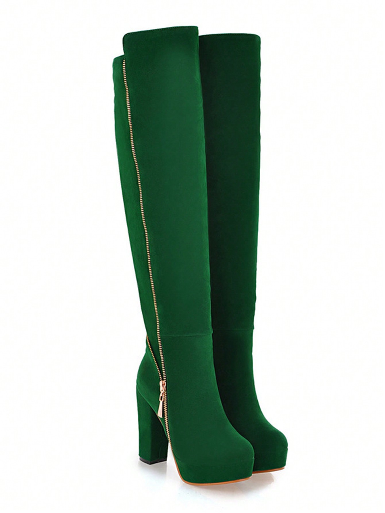 In Green Women Fashion Boots