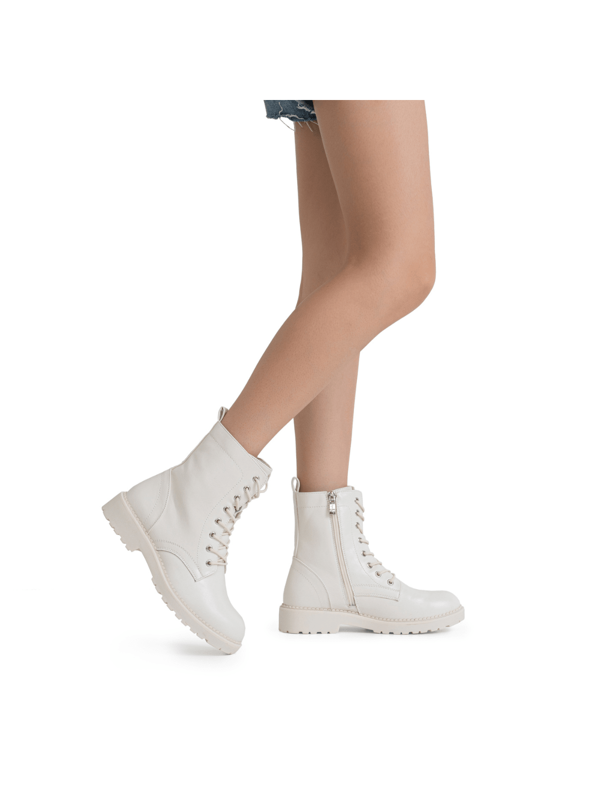 In Beige Women Fashion Boots