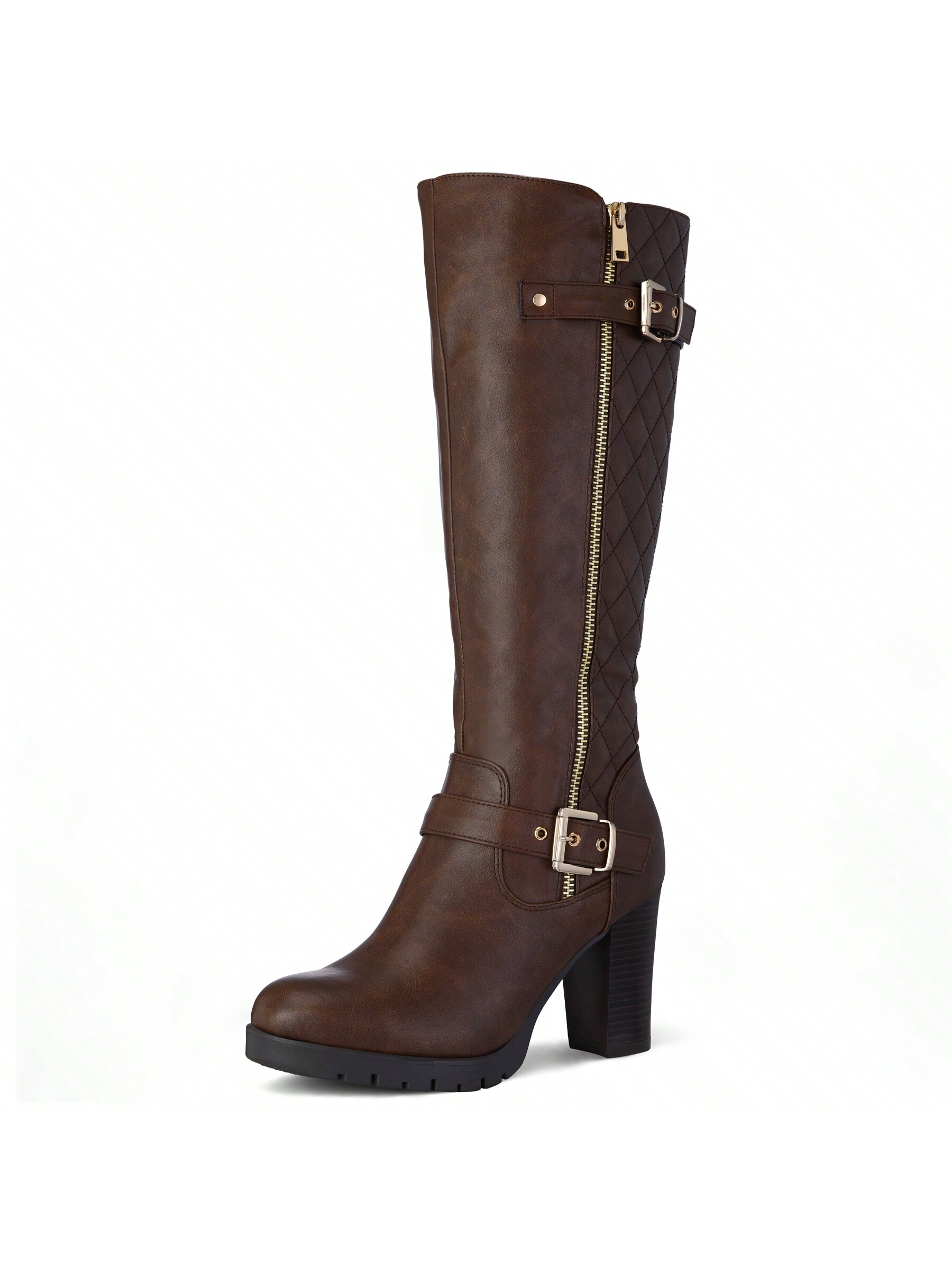 In Brown Women Mid-Calf Boots