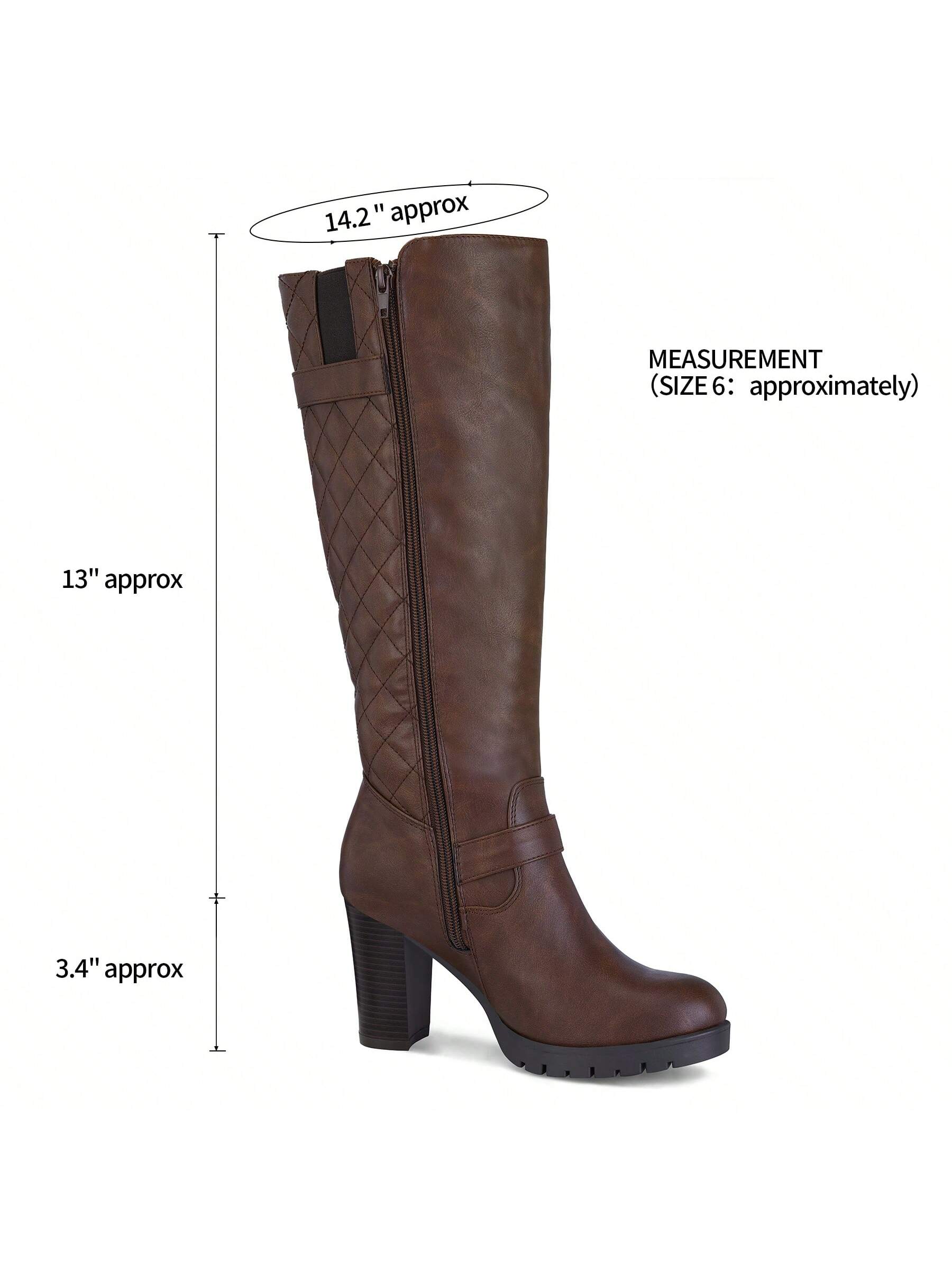 In Brown Women Mid-Calf Boots