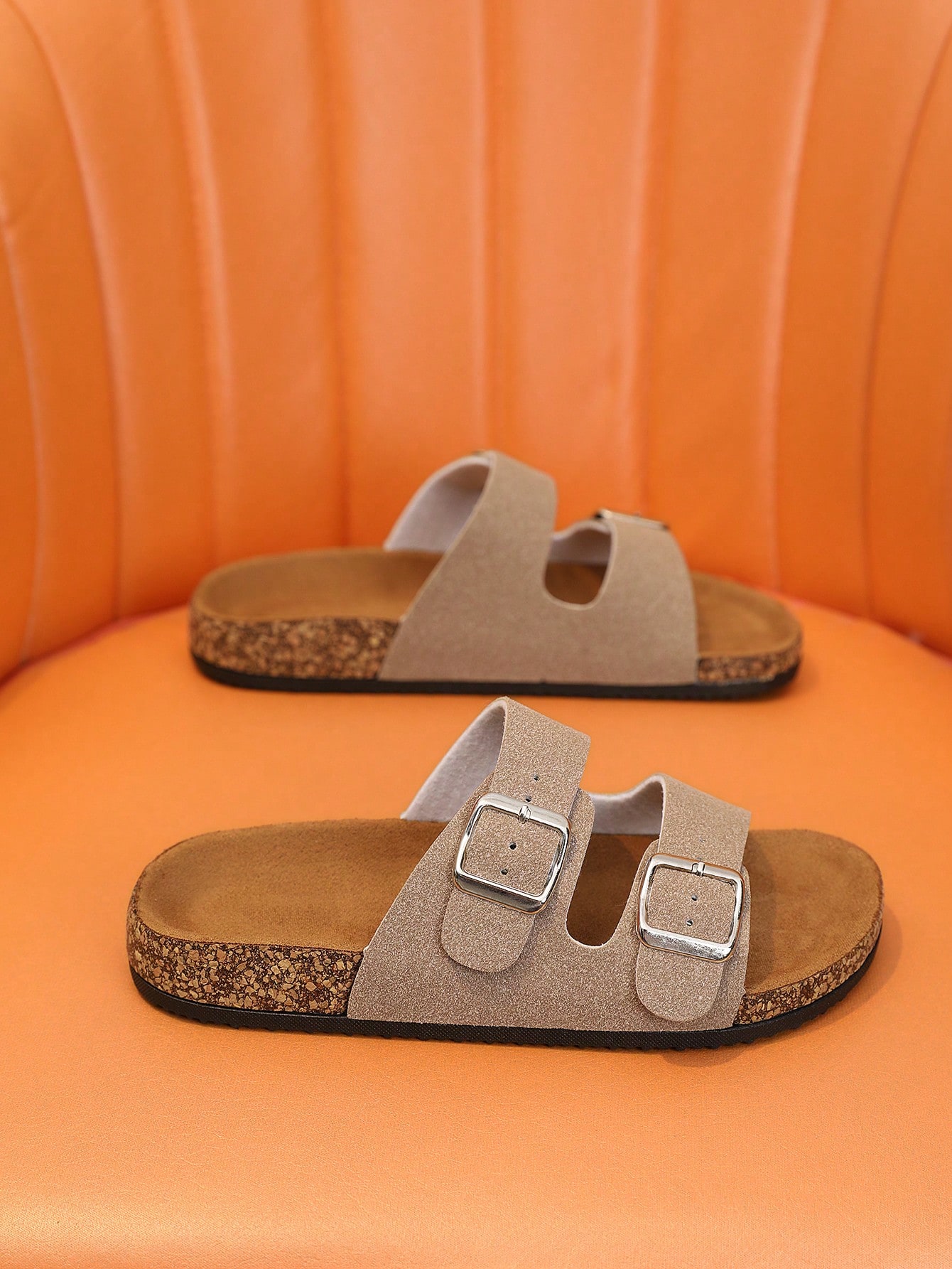 In Khaki Women Slides