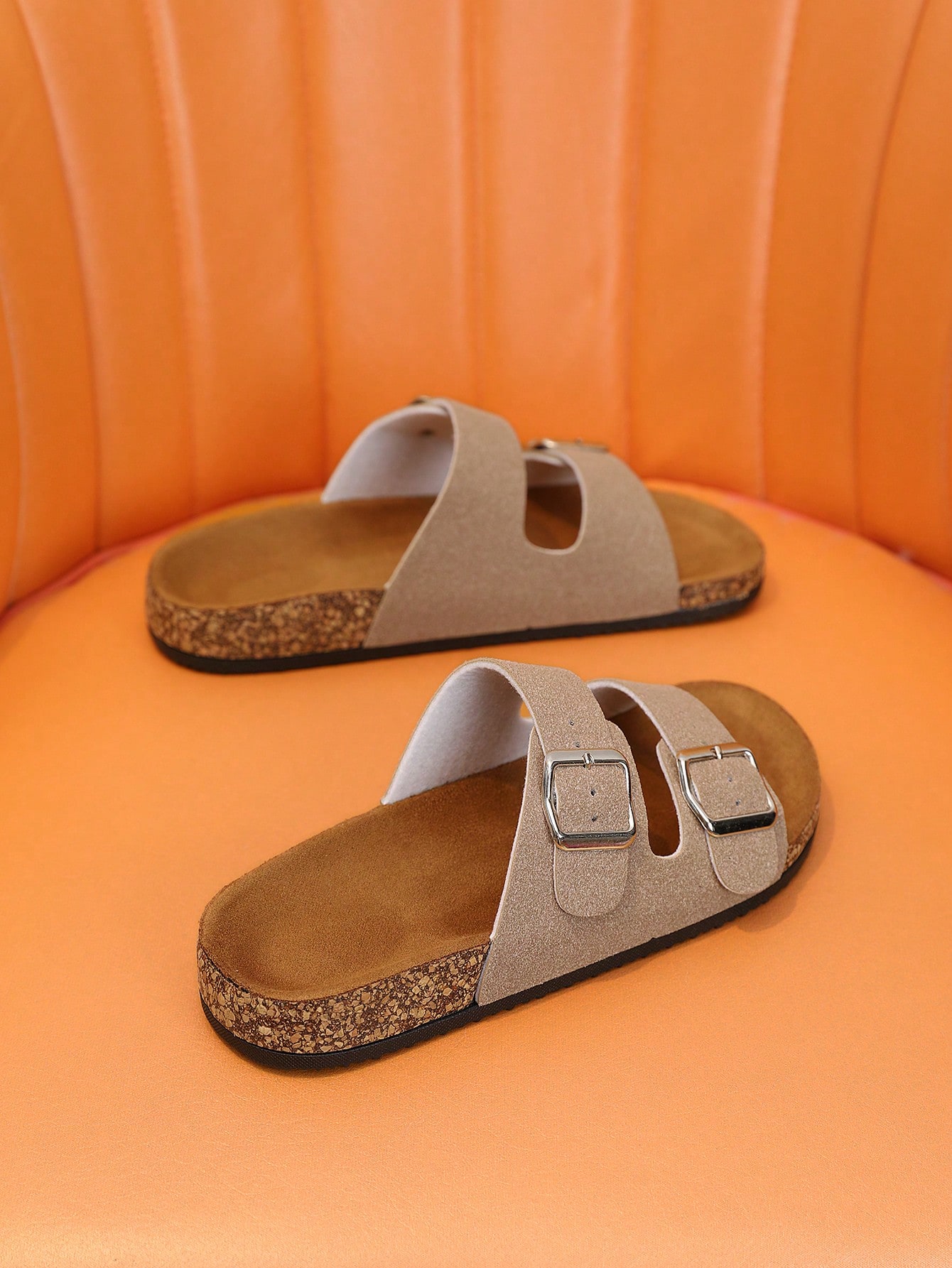 In Khaki Women Slides