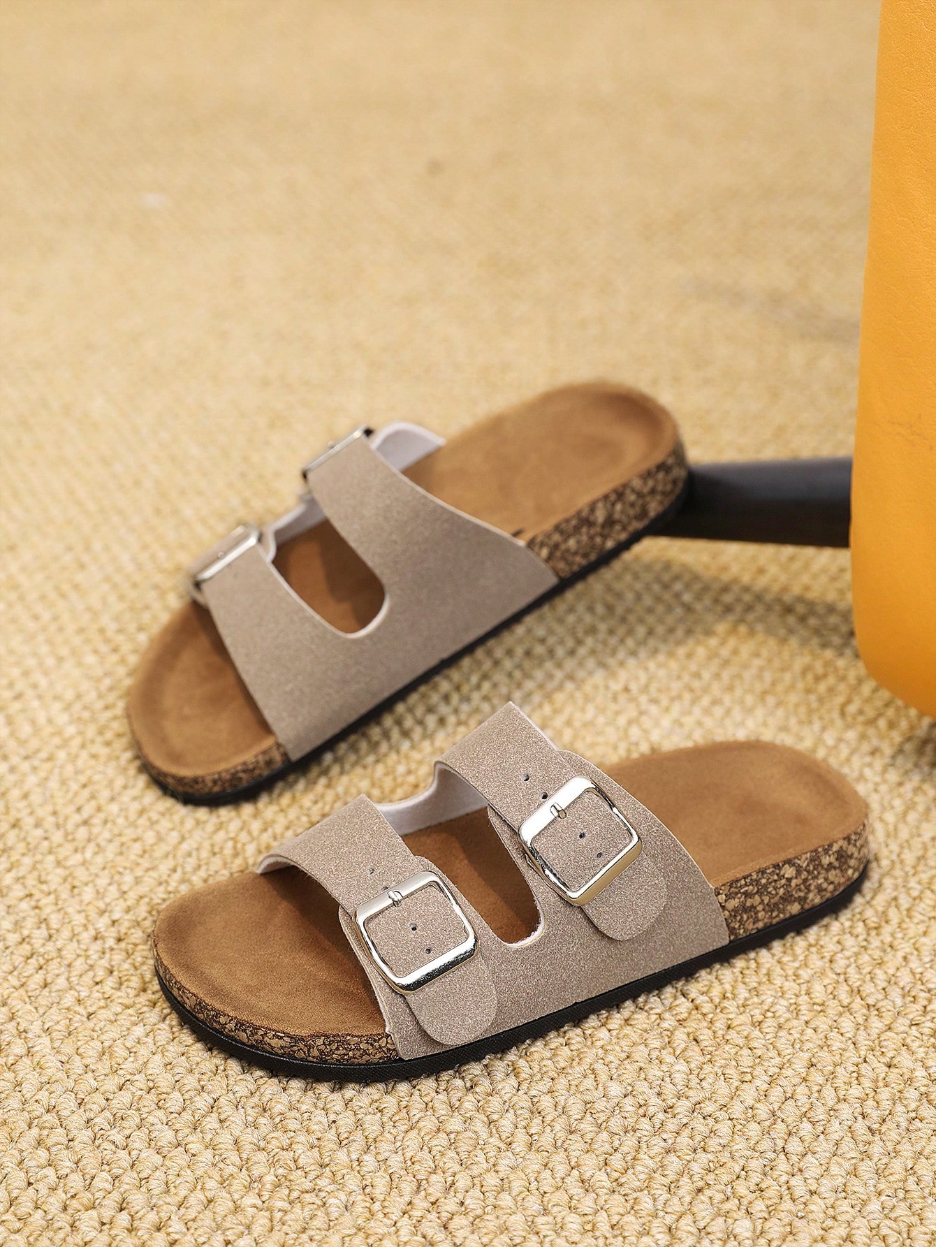 In Khaki Women Slides