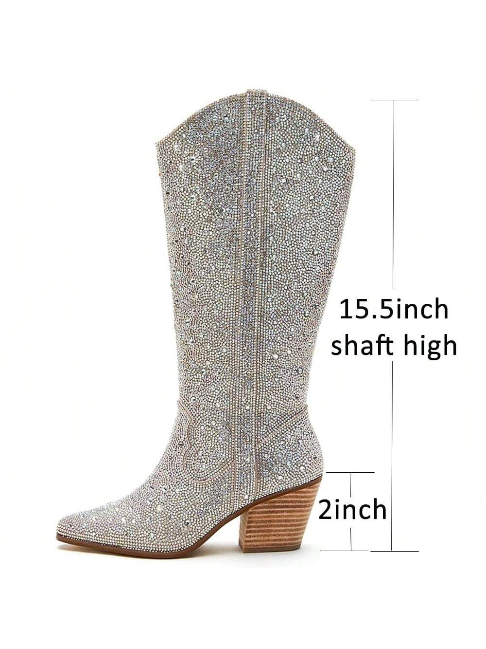 In Silver Women Fashion Boots